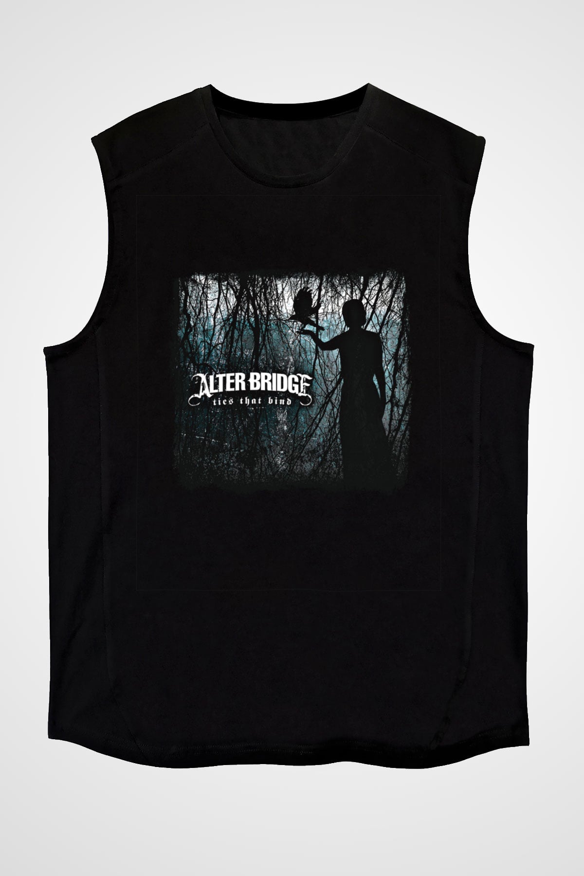 Alter Bridge Baskılı Unisex Siyah Kolsuz Tişört