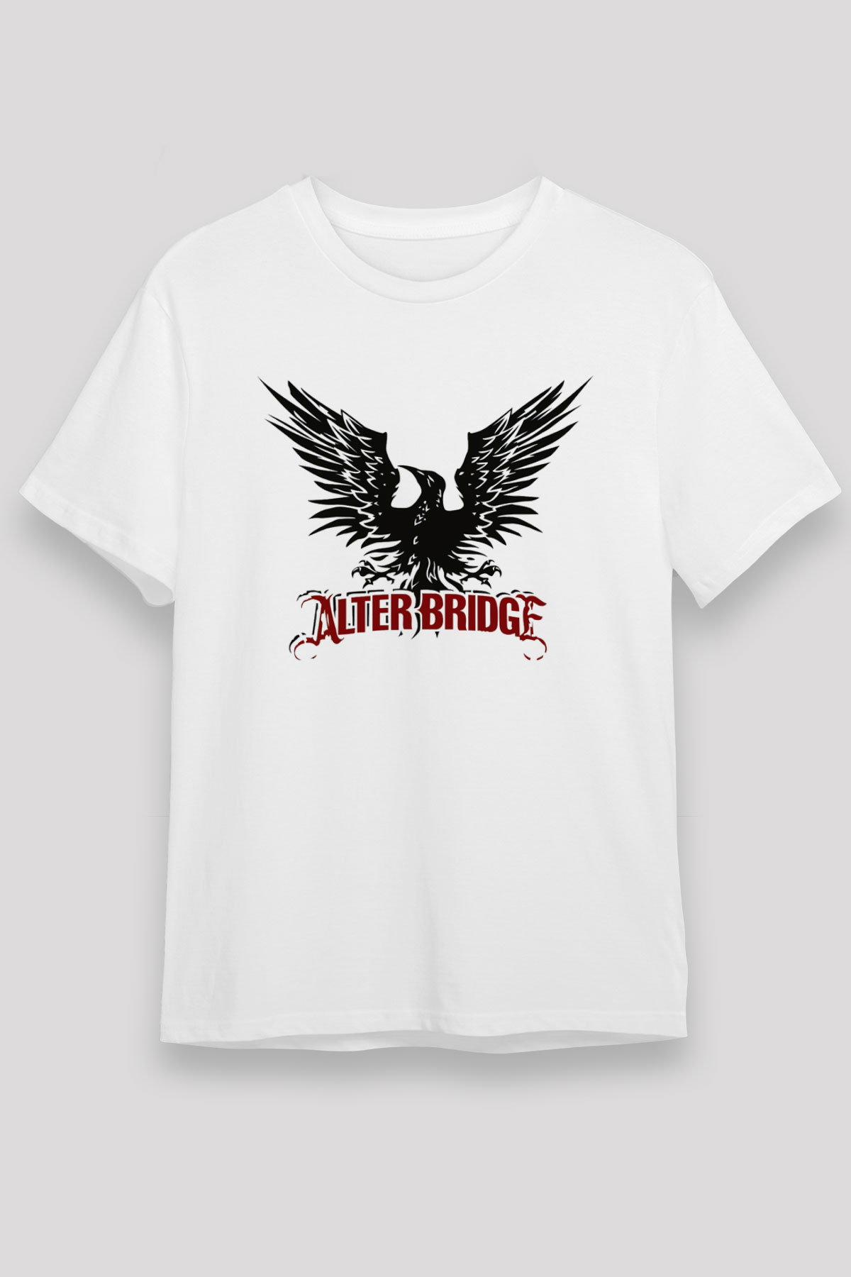 Alter Bridge Beyaz Unisex Tişört T-Shirt - TişörtFabrikası