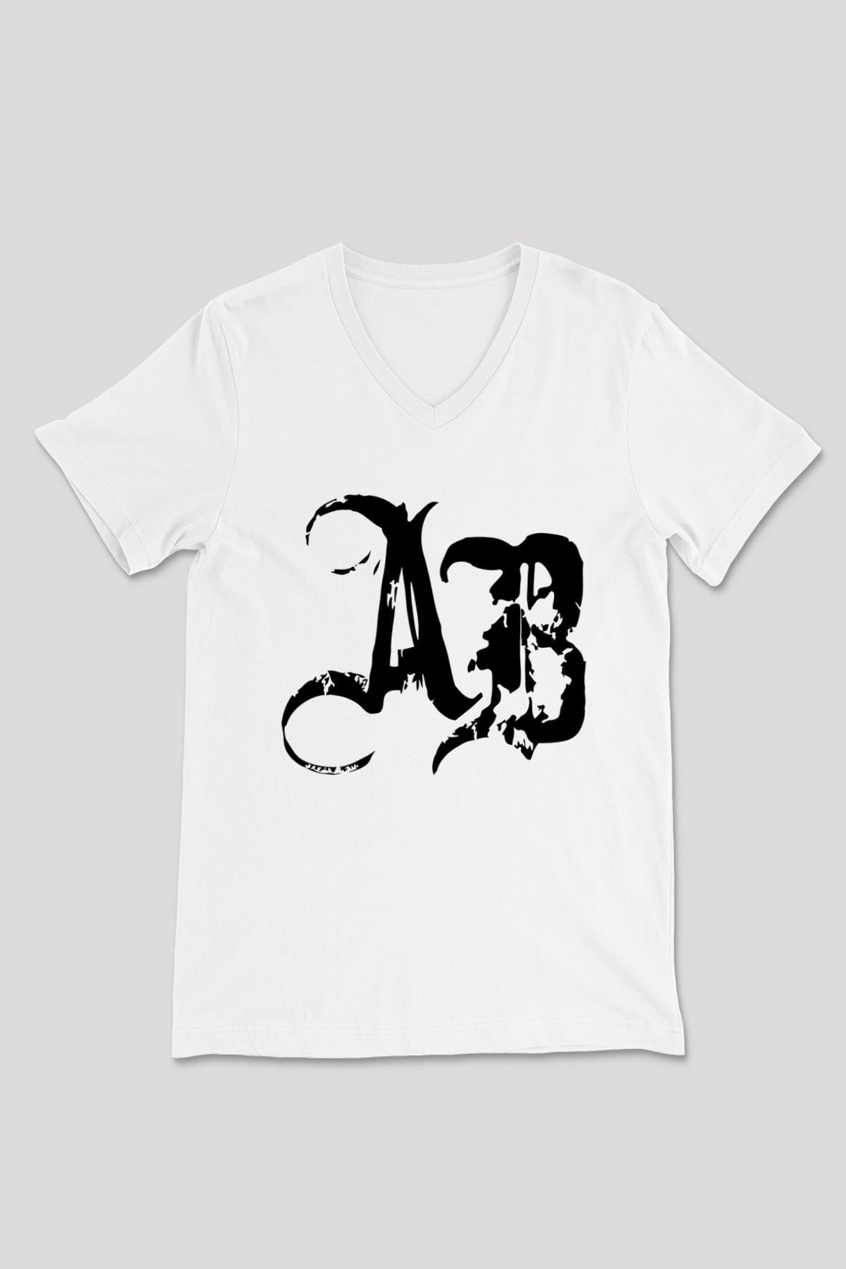 Alter Bridge Beyaz Unisex V Yaka Tişört