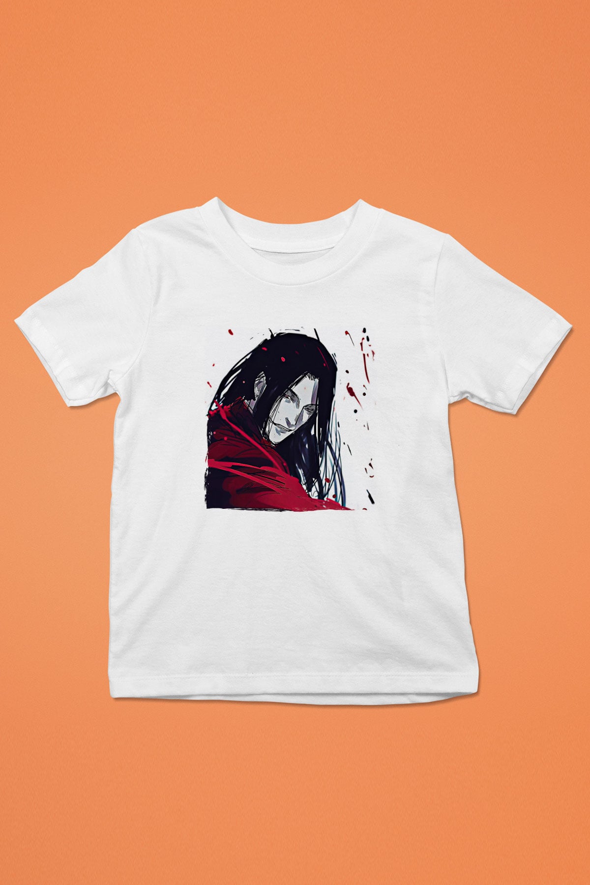 Alucard Baskılı Beyaz Unisex Beyaz Çocuk Tişört - Tshirt