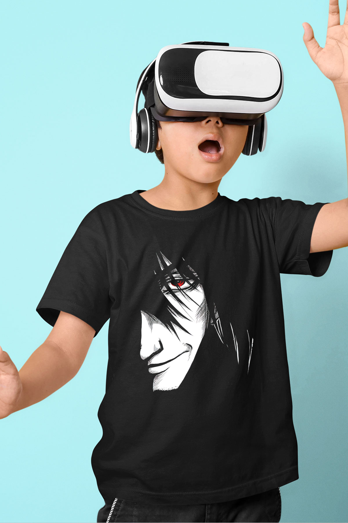 Alucard Baskılı Unisex Siyah Çocuk Tişört - Tshirt