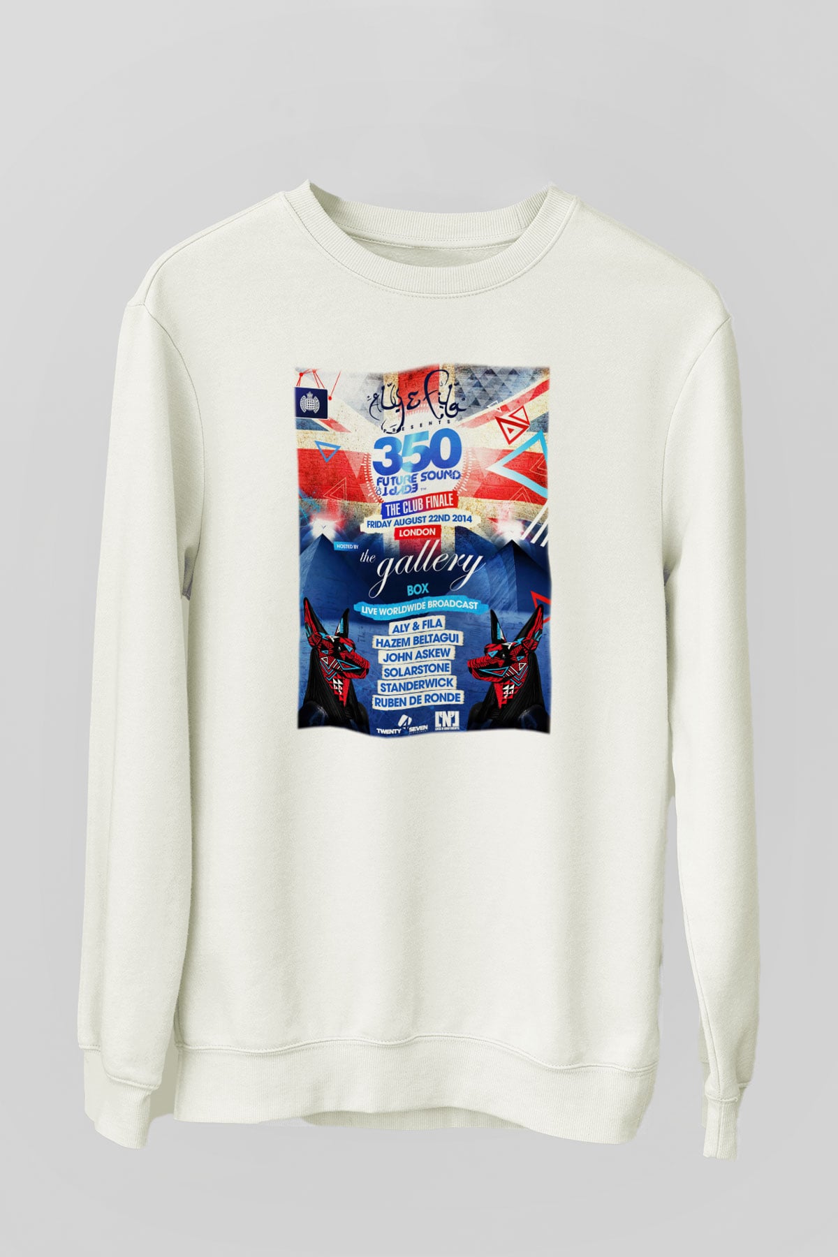Aly & Fila Beyaz Unisex Sweatshirt