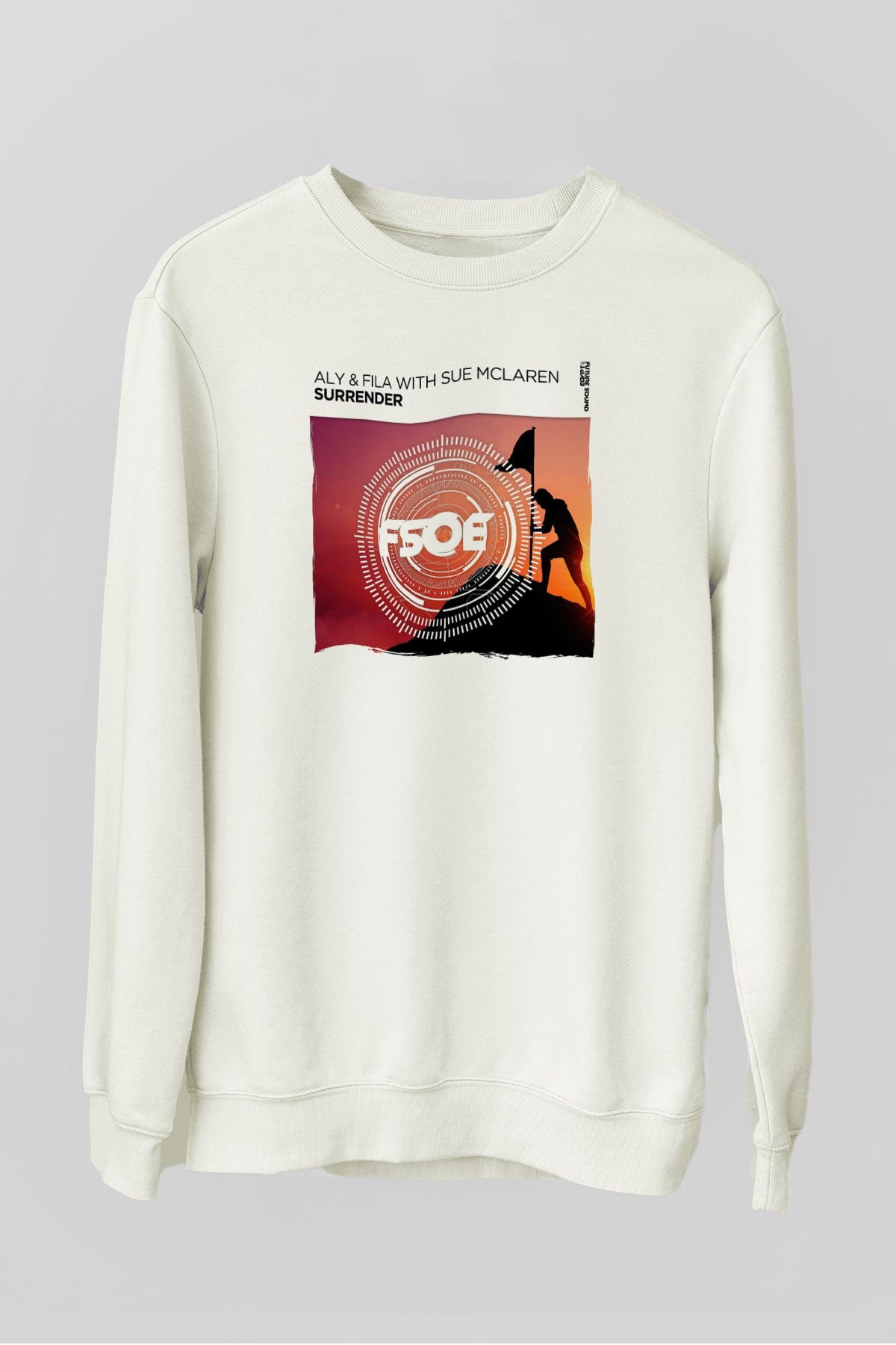 Aly & Fila Beyaz Unisex Sweatshirt