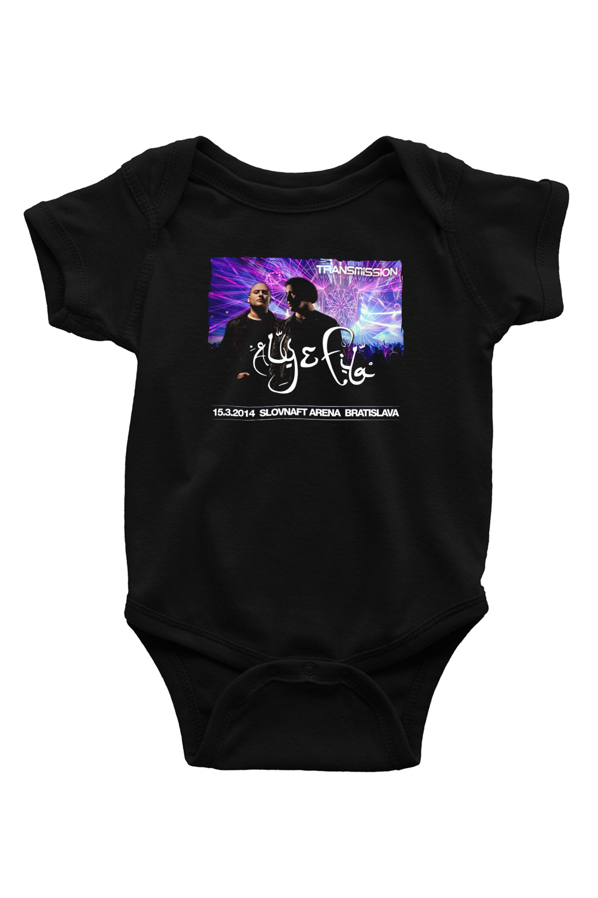 Aly & Fila Siyah Bebek Body - Zıbın
