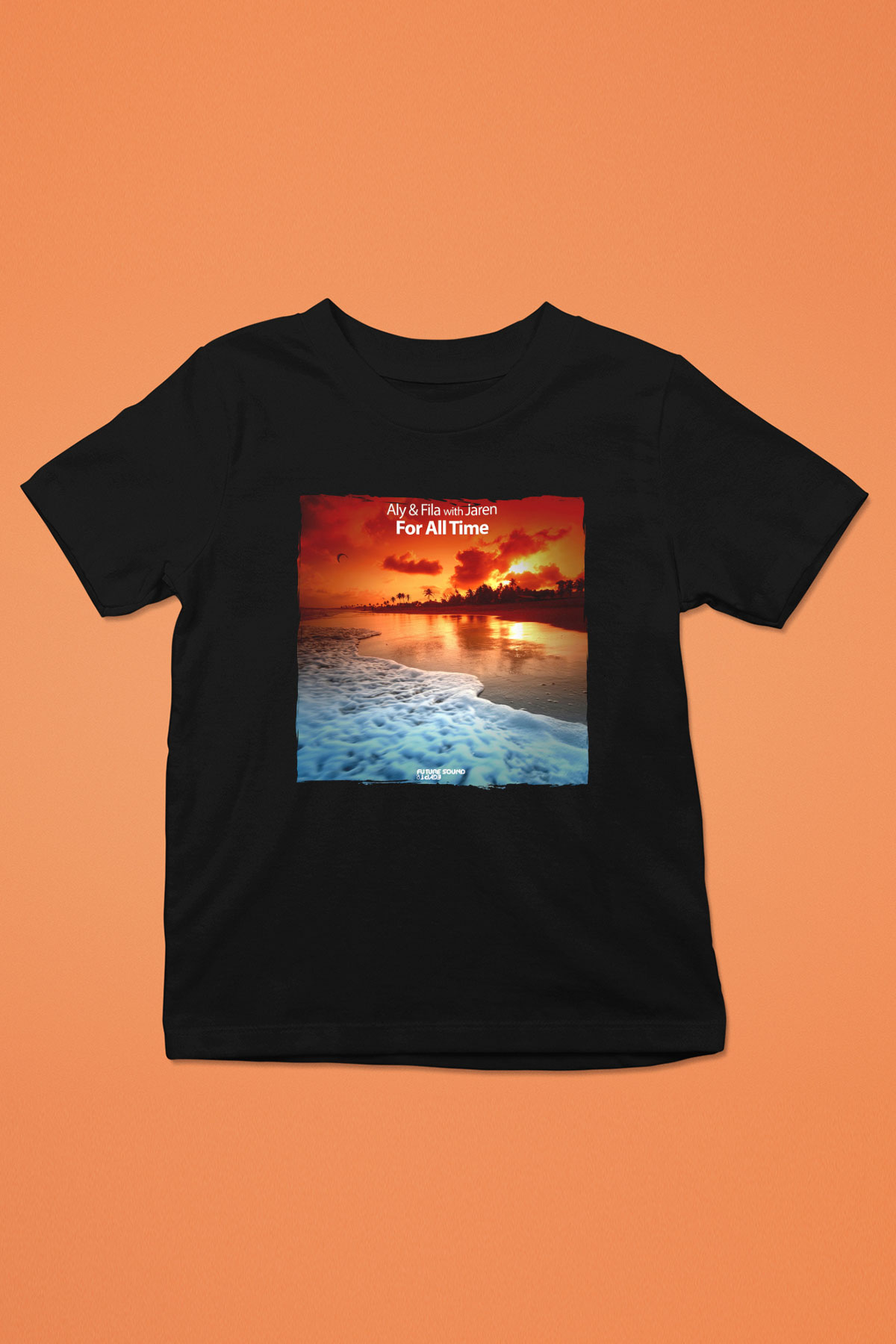 Aly & Fila Siyah Unisex Çocuk Tişört