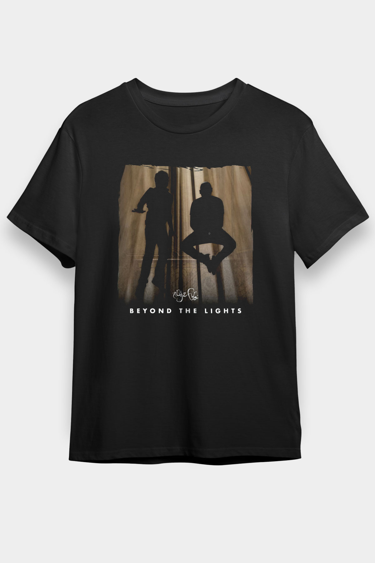 Aly & Fila Siyah Unisex Tişört T-Shirt - TişörtFabrikası