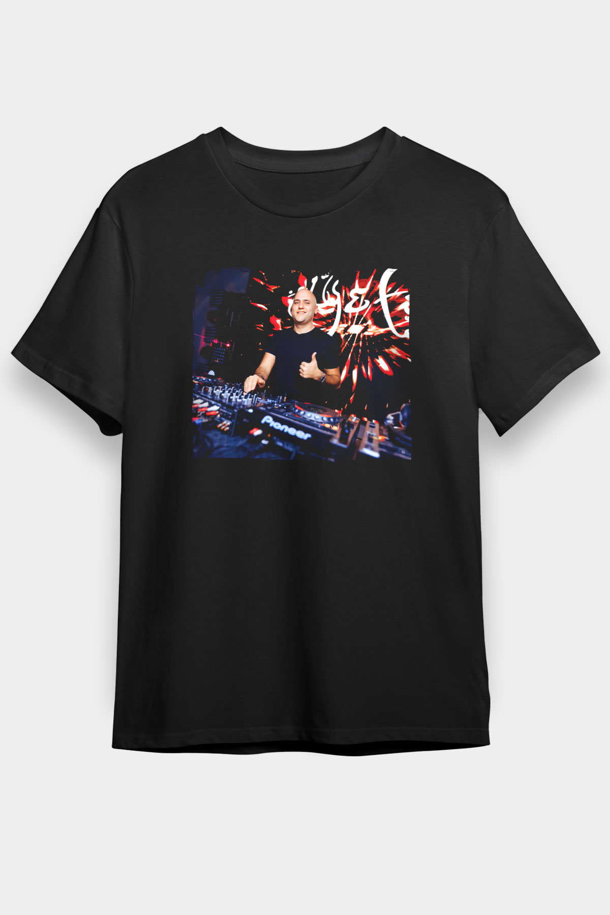 Aly & Fila Siyah Unisex Tişört T-Shirt - TişörtFabrikası