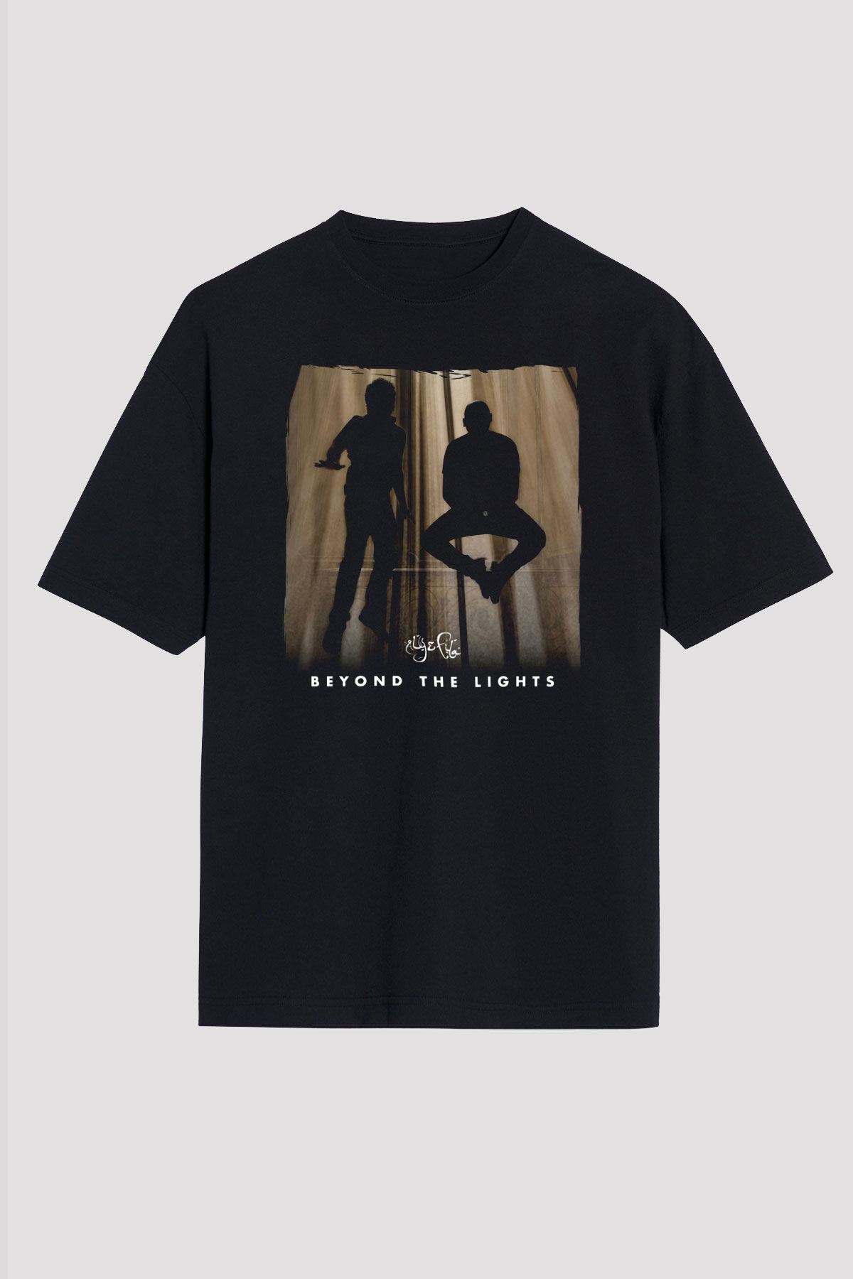 Aly & Fila Siyah Oversize Tişört Oversize T-shirt - TişörtFabrikası
