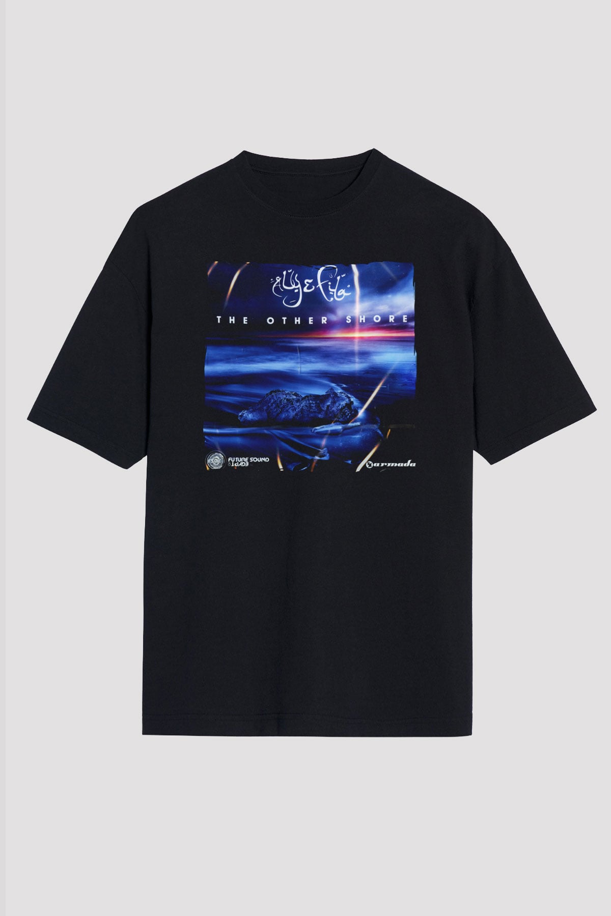 Aly & Fila Siyah Oversize Tişört Oversize T-shirt - TişörtFabrikası