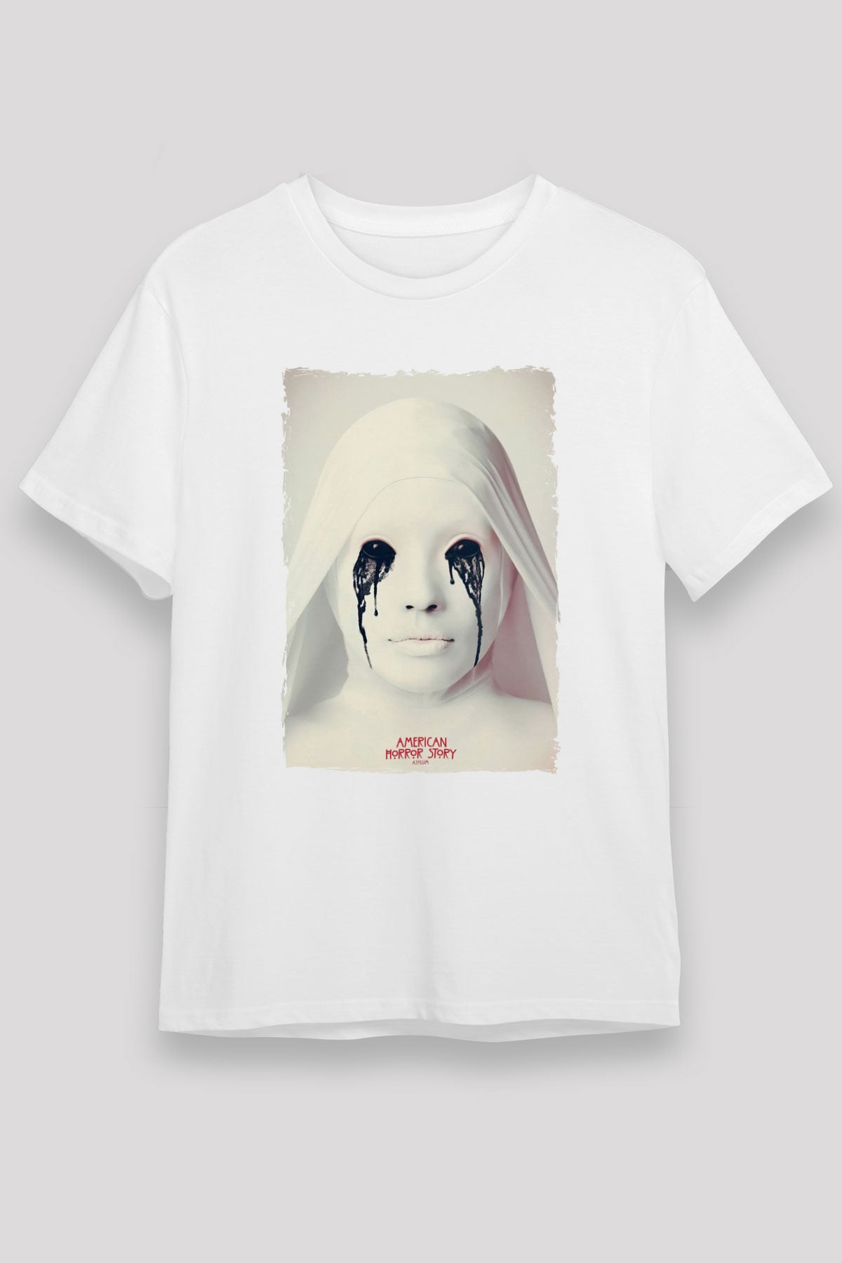 American Horror Story Beyaz Unisex Tişört T-Shirt