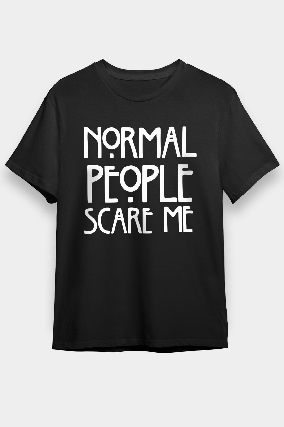 American Horror Story Normal People Scare Me Siyah Unisex Tişört T-Shirt