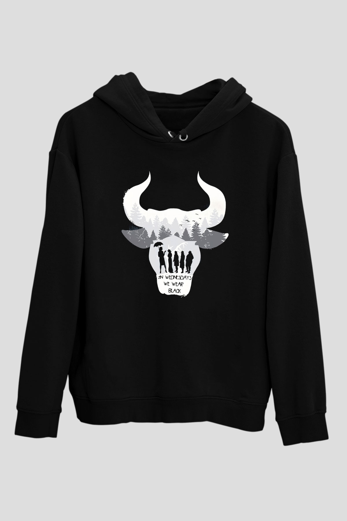 American Horror Story Siyah Unisex Hoodie