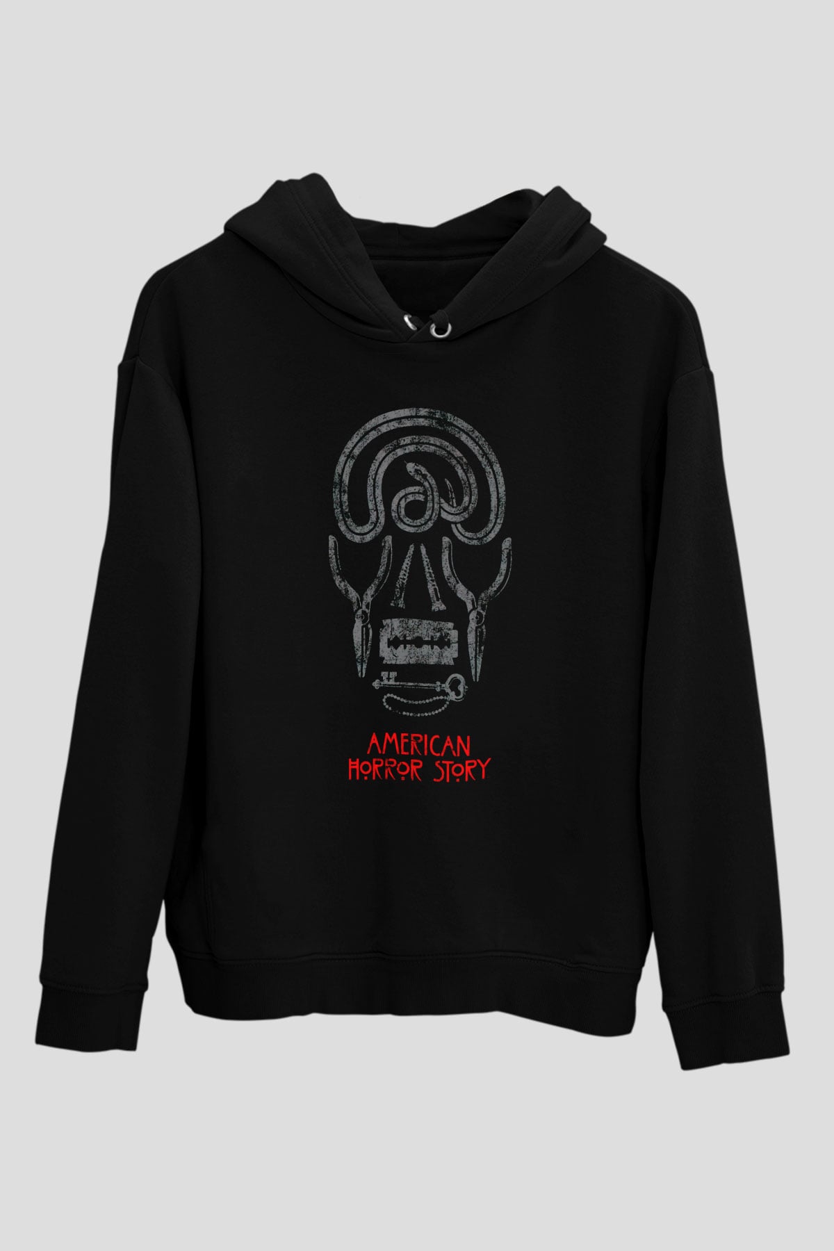 American Horror Story Siyah Unisex Hoodie
