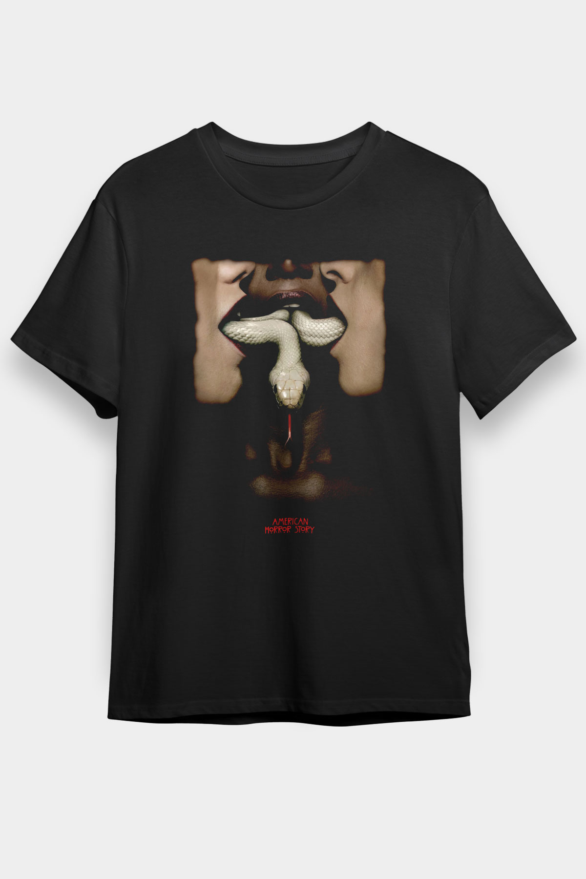 American Horror Story Siyah Unisex Tişört T-Shirt