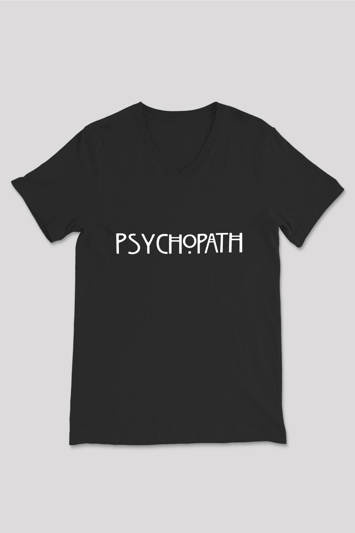 American Horror Story Siyah Unisex V Yaka Tişört T-Shirt