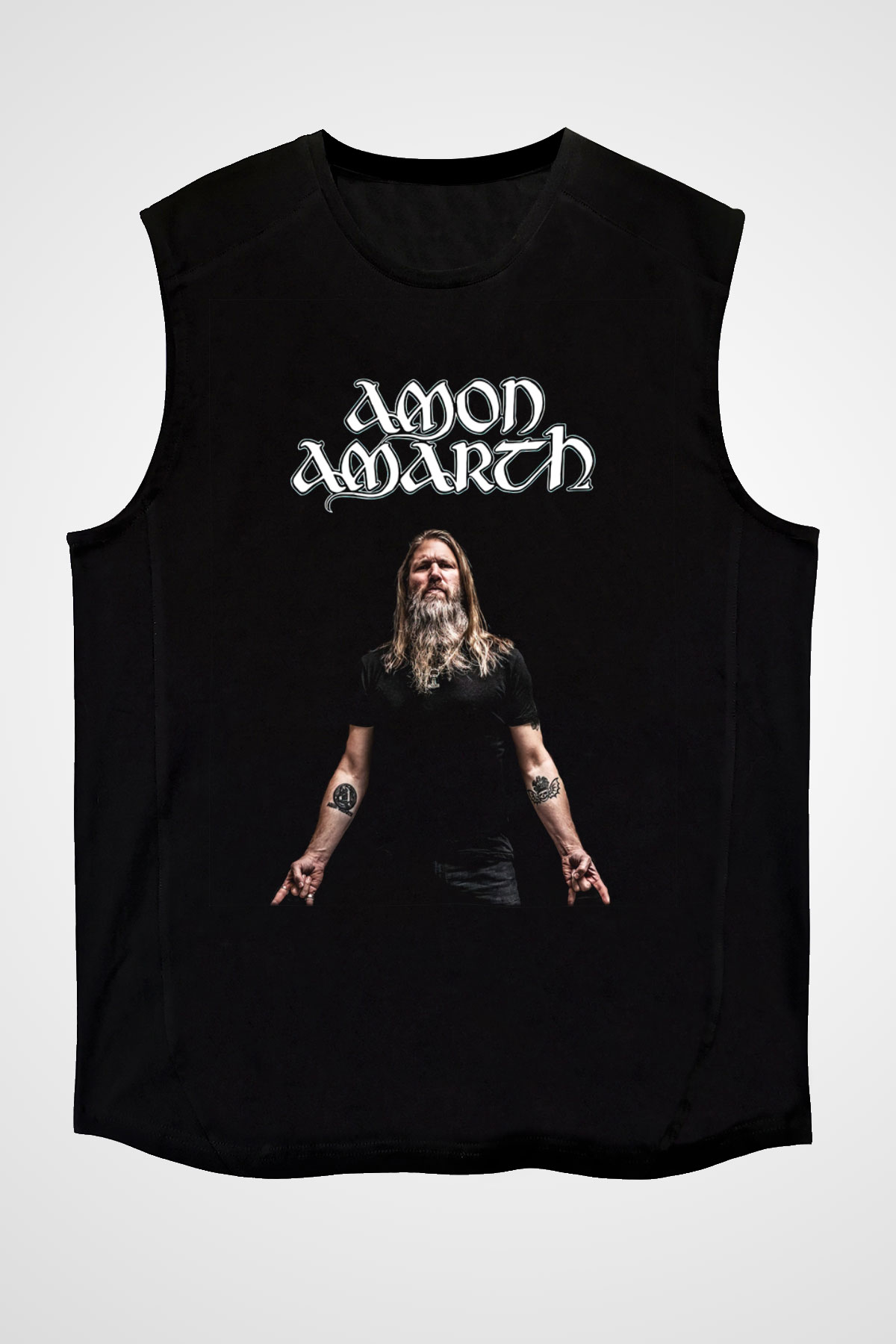 Amon Amarth Siyah Unisex Kolsuz Tişört