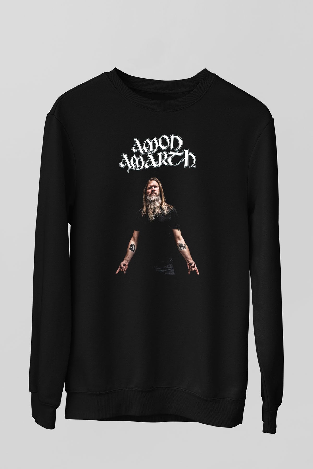 Amon Amarth Siyah Unisex Sweatshirt