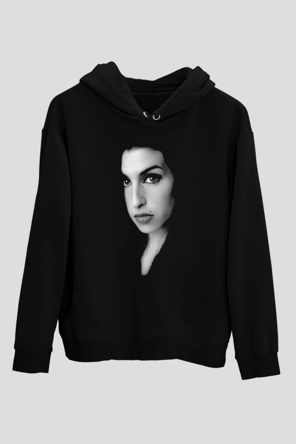 Amy Winehouse Siyah Unisex Hoodie