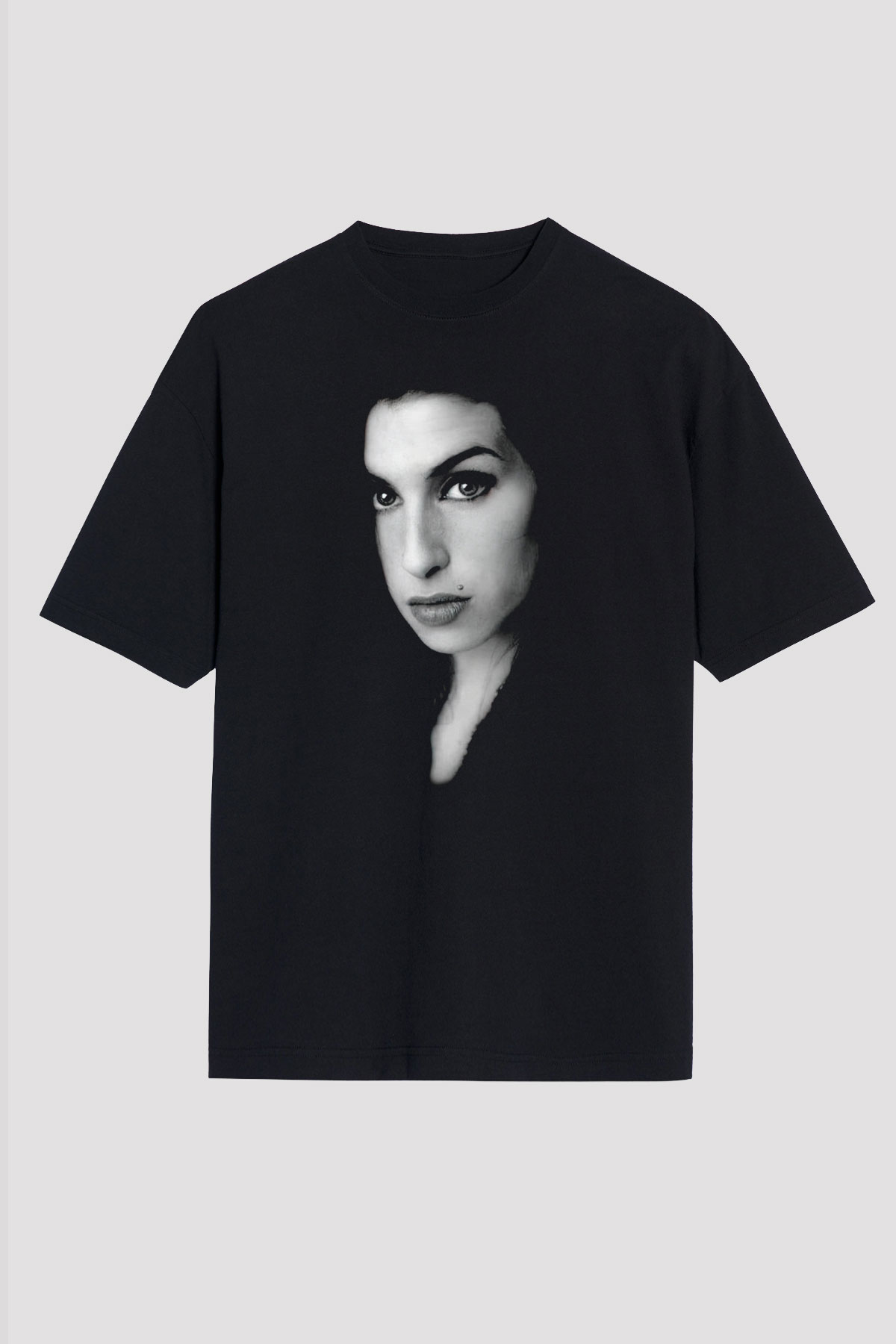 Amy Winehouse Siyah Unisex Oversize Tişört T-Shirt