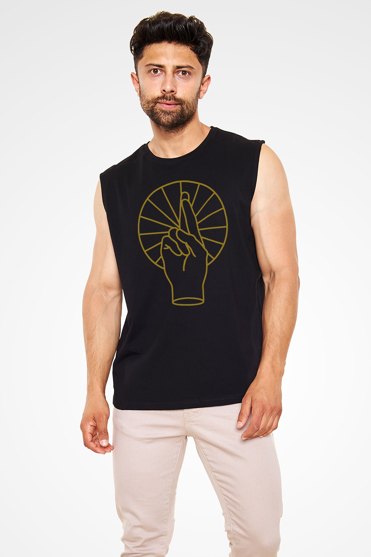Anberlin Siyah Unisex Kolsuz Tişört