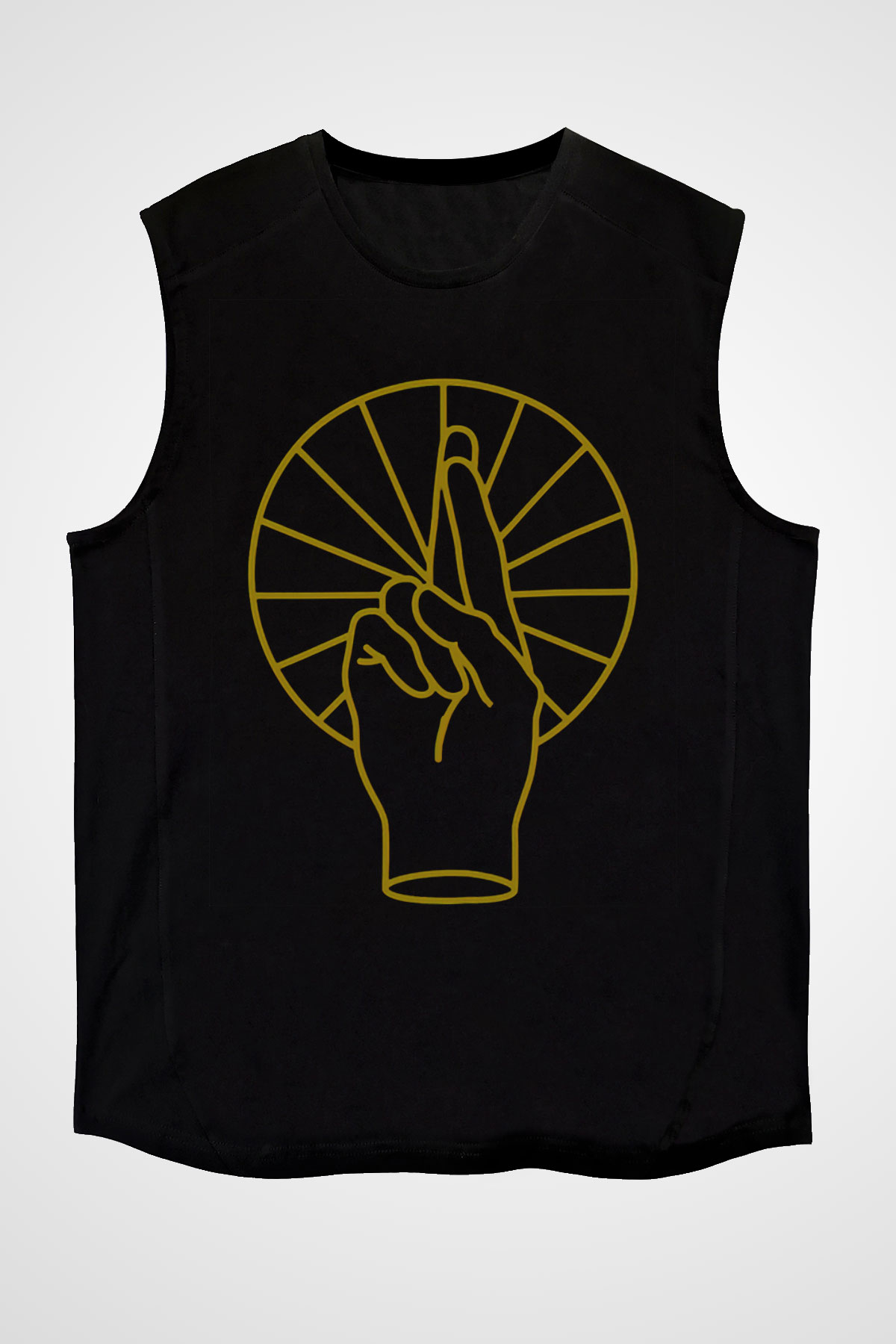 Anberlin Siyah Unisex Kolsuz Tişört