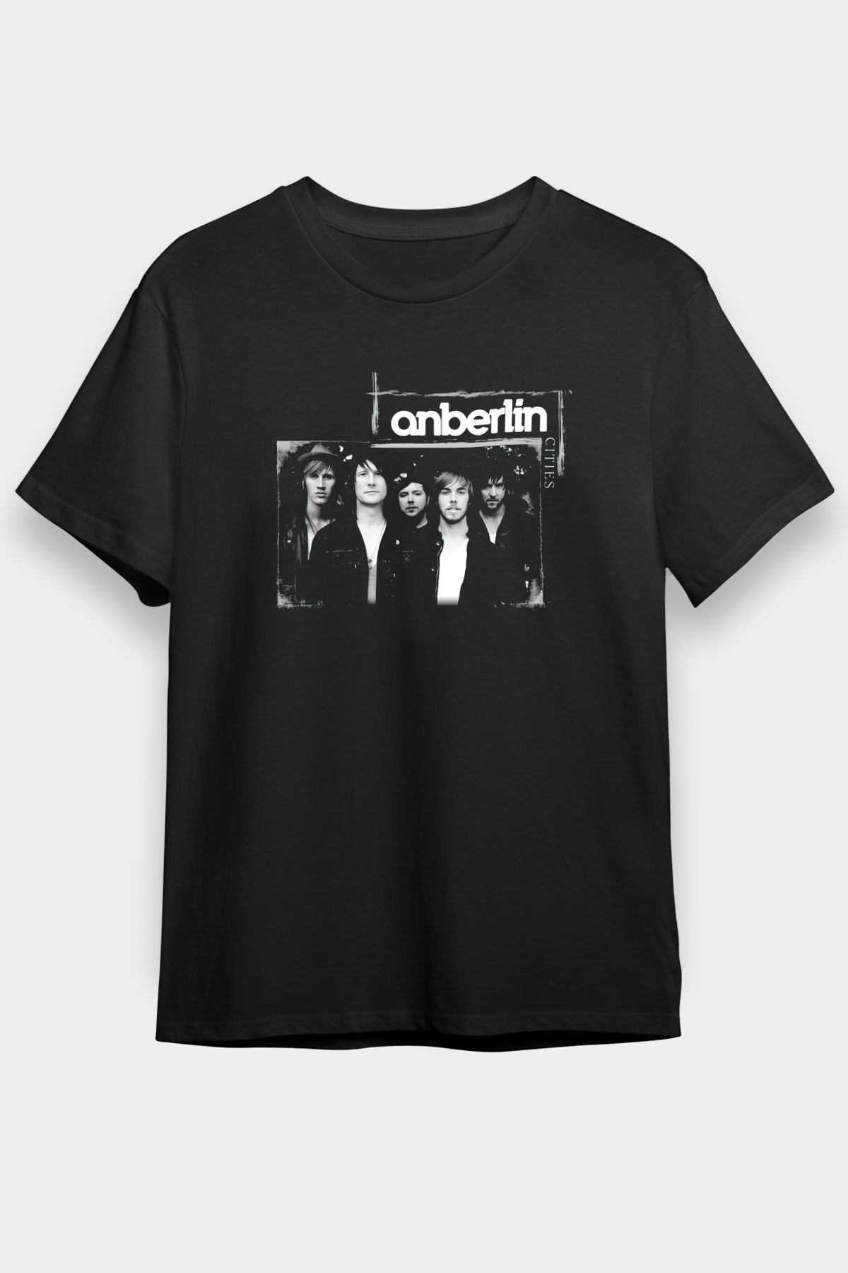 Anberlin Siyah Unisex Tişört T-Shirt - TişörtFabrikası