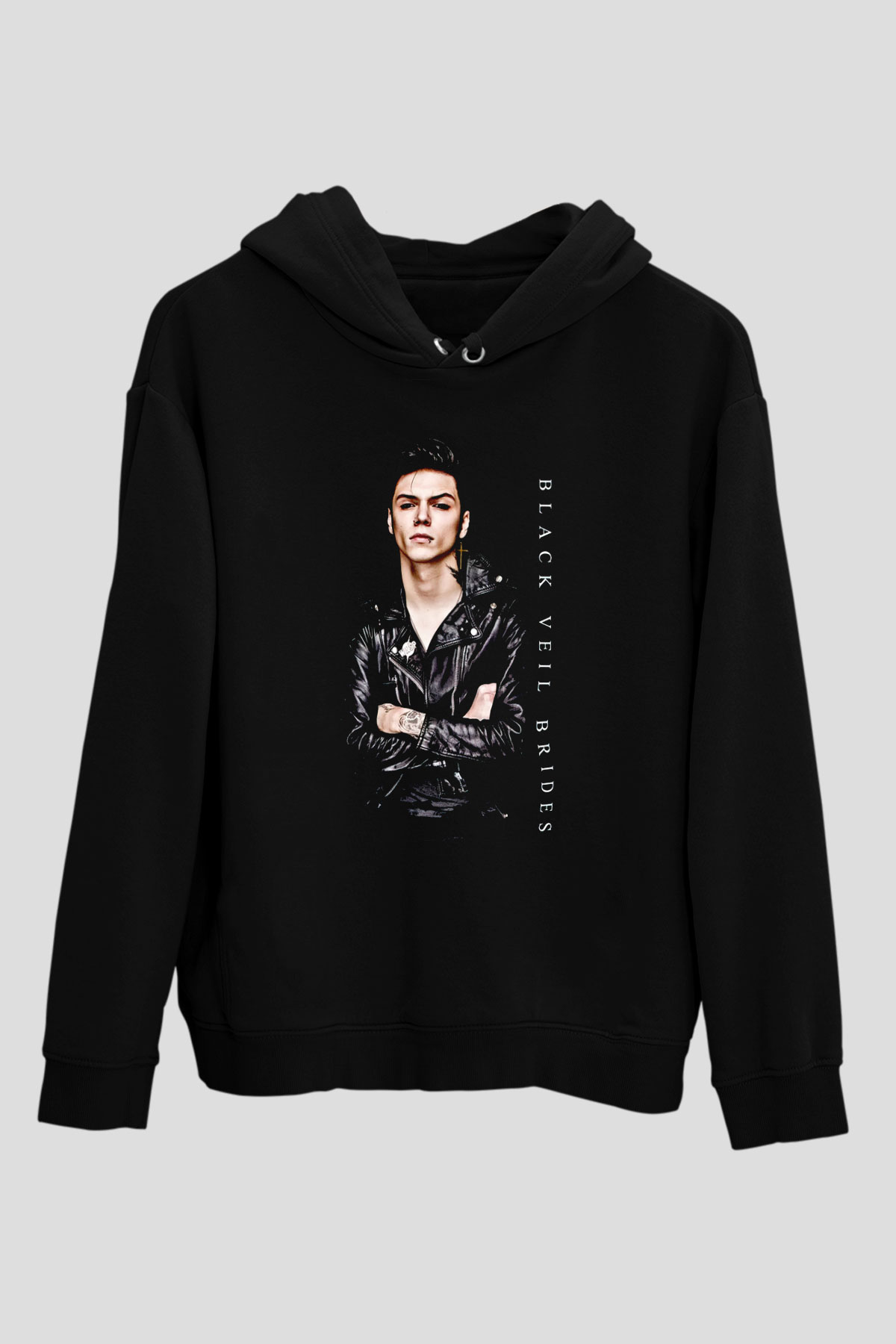 Andy Black Siyah Unisex Kapüşonlu Sweatshirt