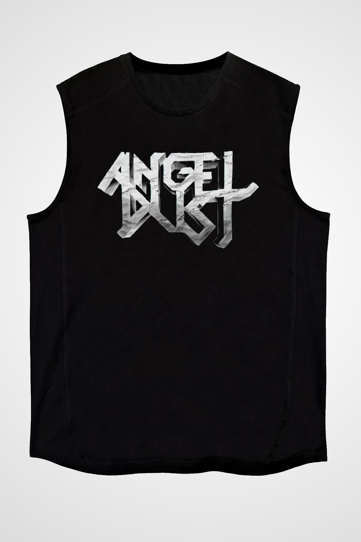 Angel Dust Siyah Unisex Kolsuz Tişört