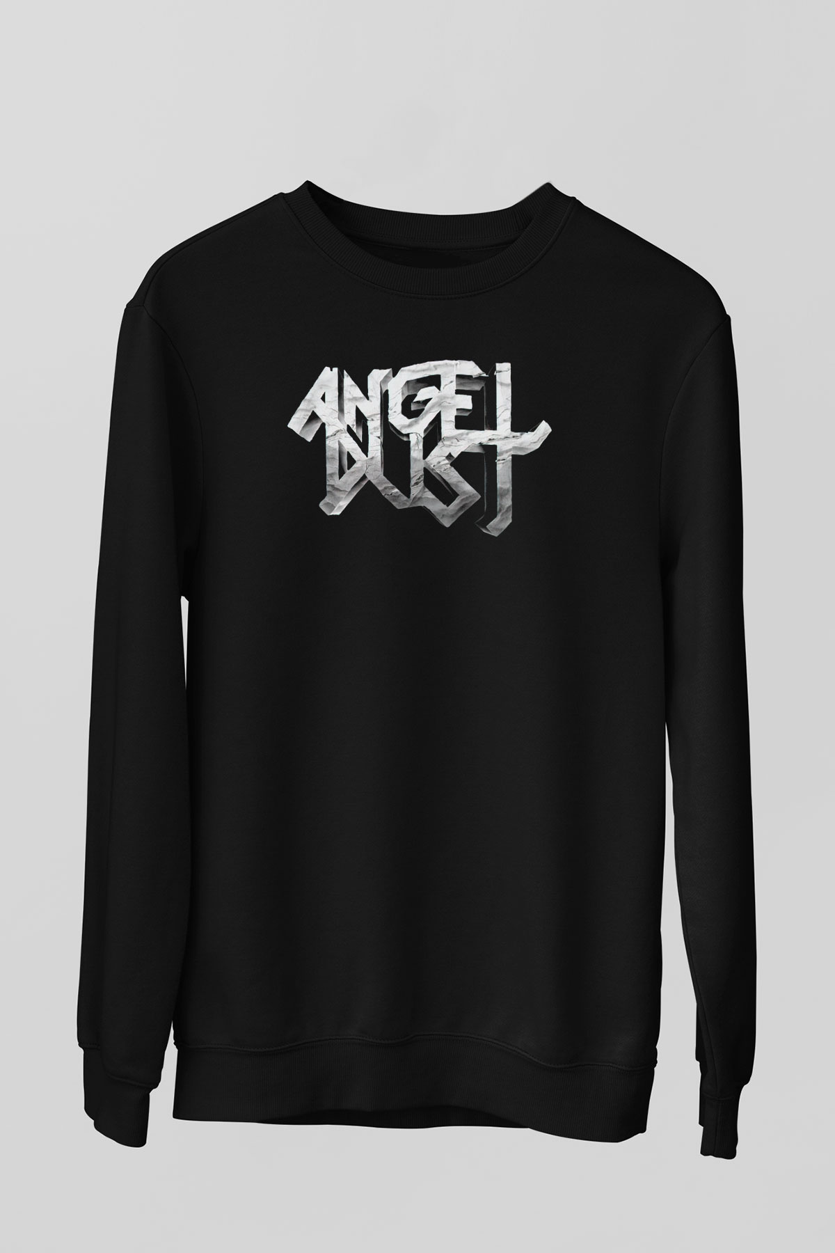 Angel Dust Siyah Unisex Sweatshirt