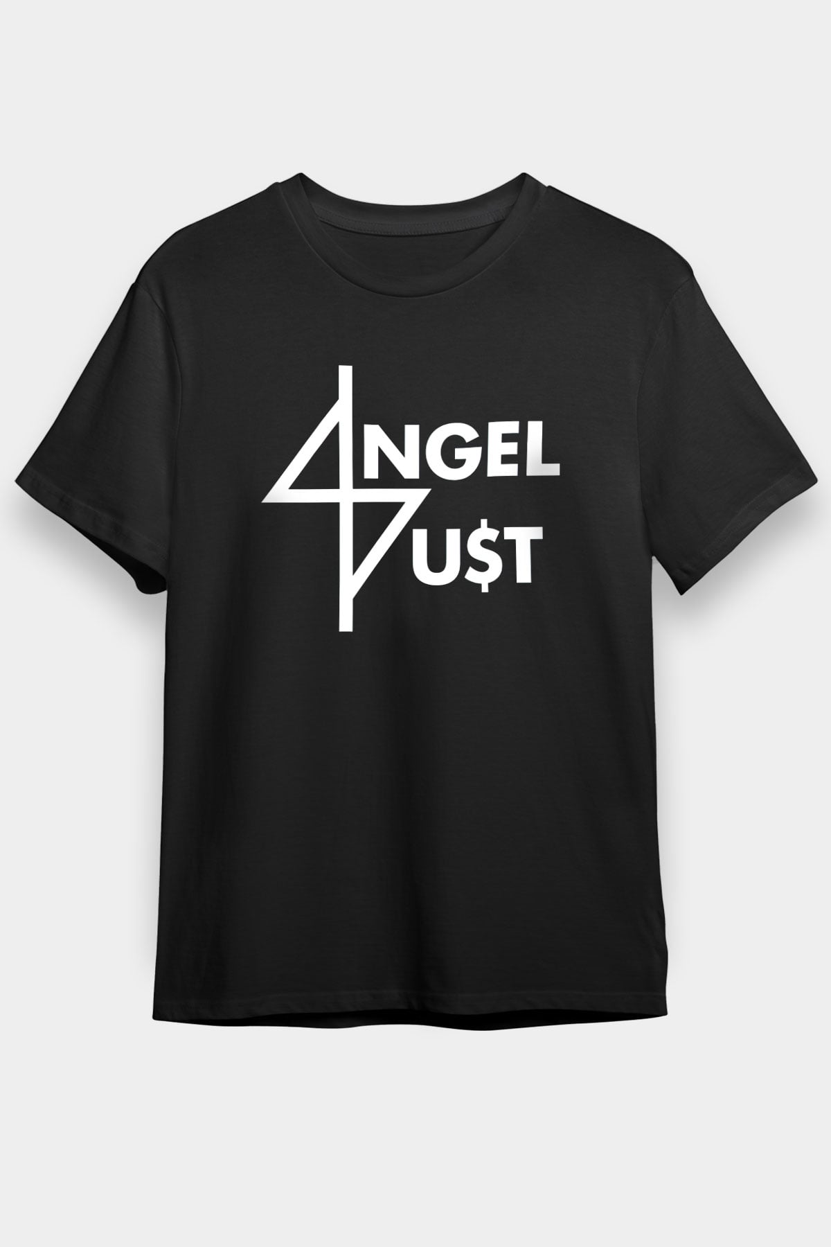 Angel Dust Siyah Unisex Tişört T-Shirt - TişörtFabrikası