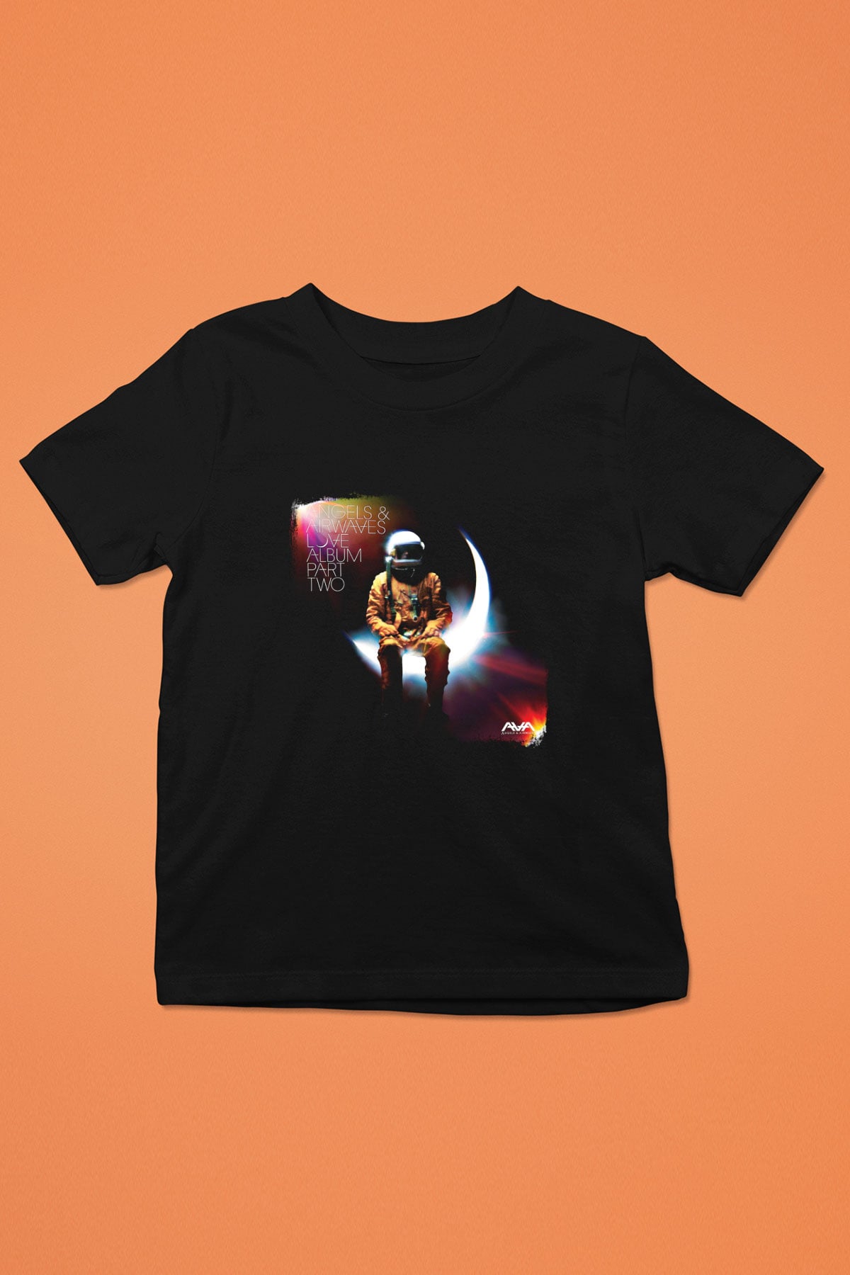 Angels and Airwaves Baskılı Unisex Siyah Çocuk Tişört