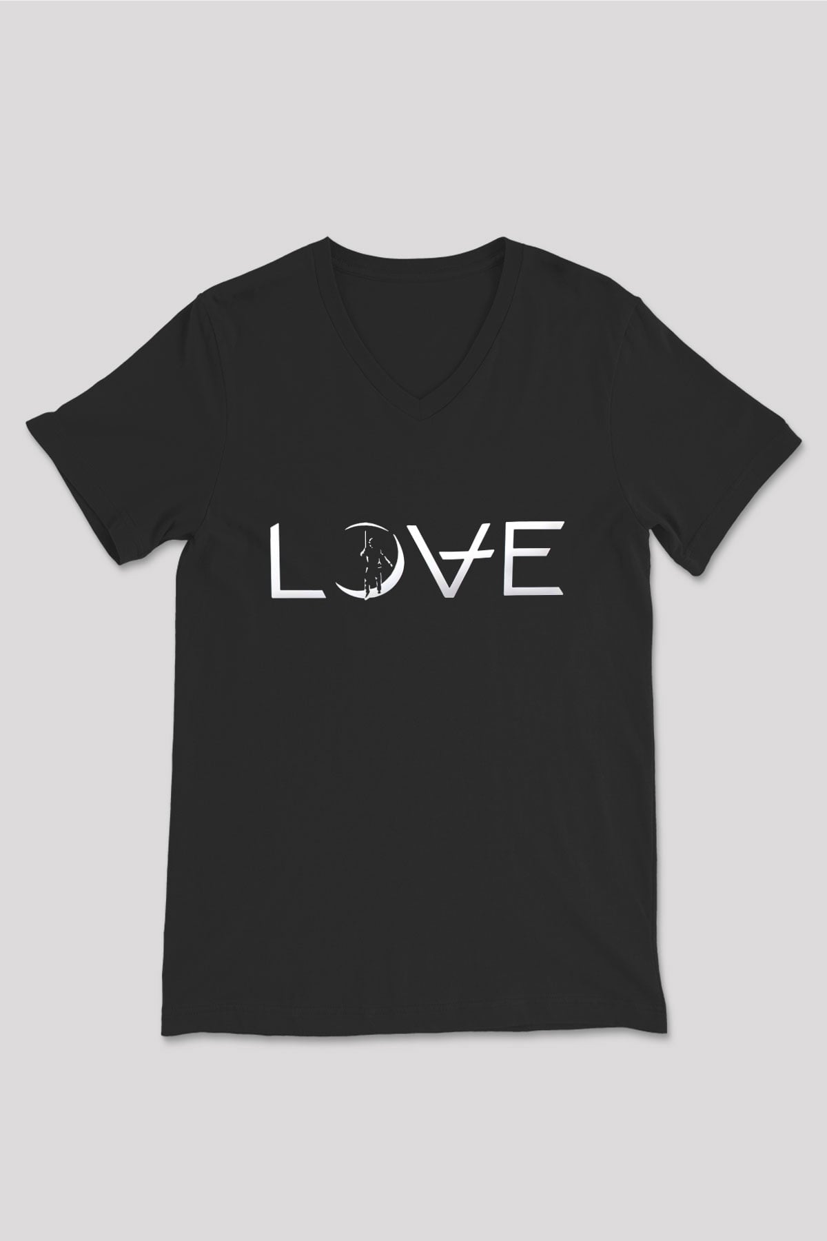 Angels and Airwaves Siyah Unisex V Yaka Tişört