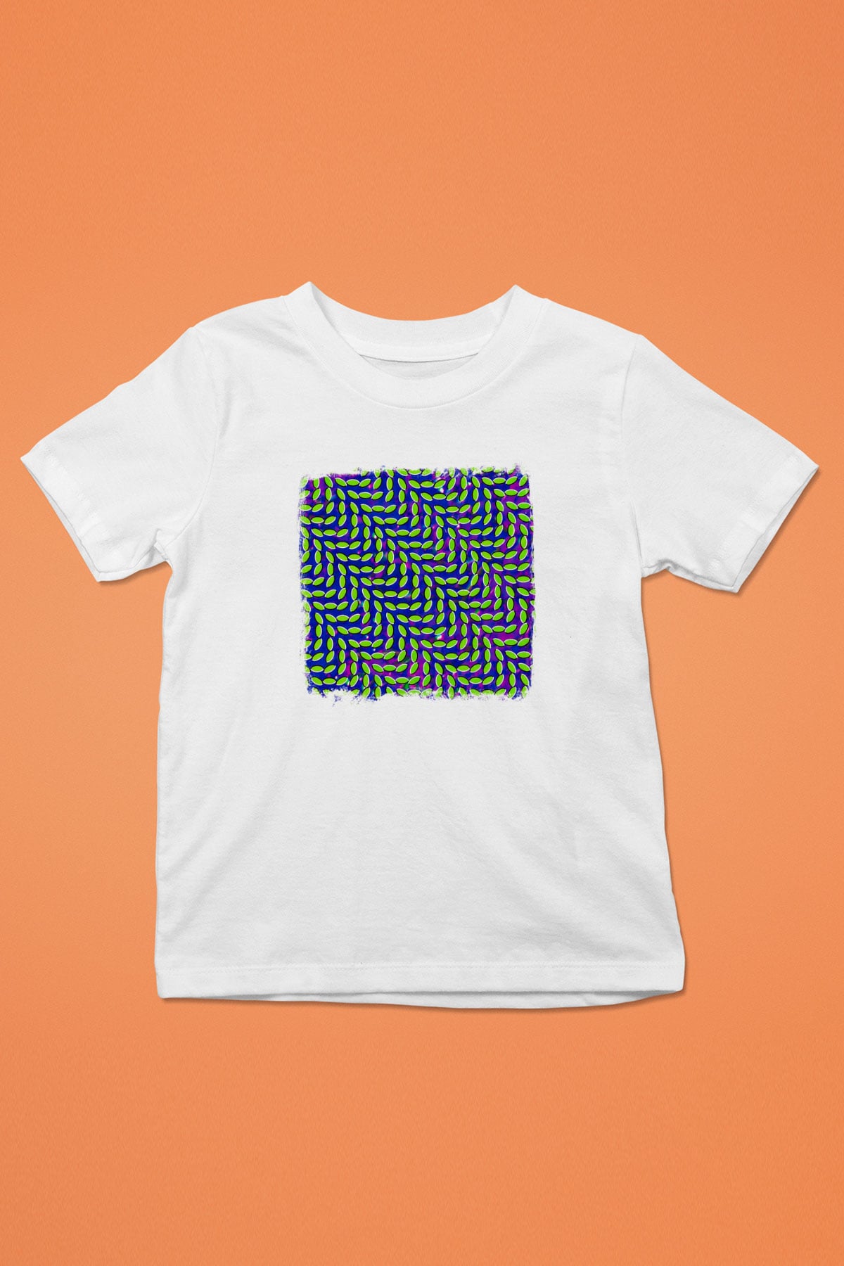 Animal Collective Baskılı Unisex Beyaz Çocuk Tişört