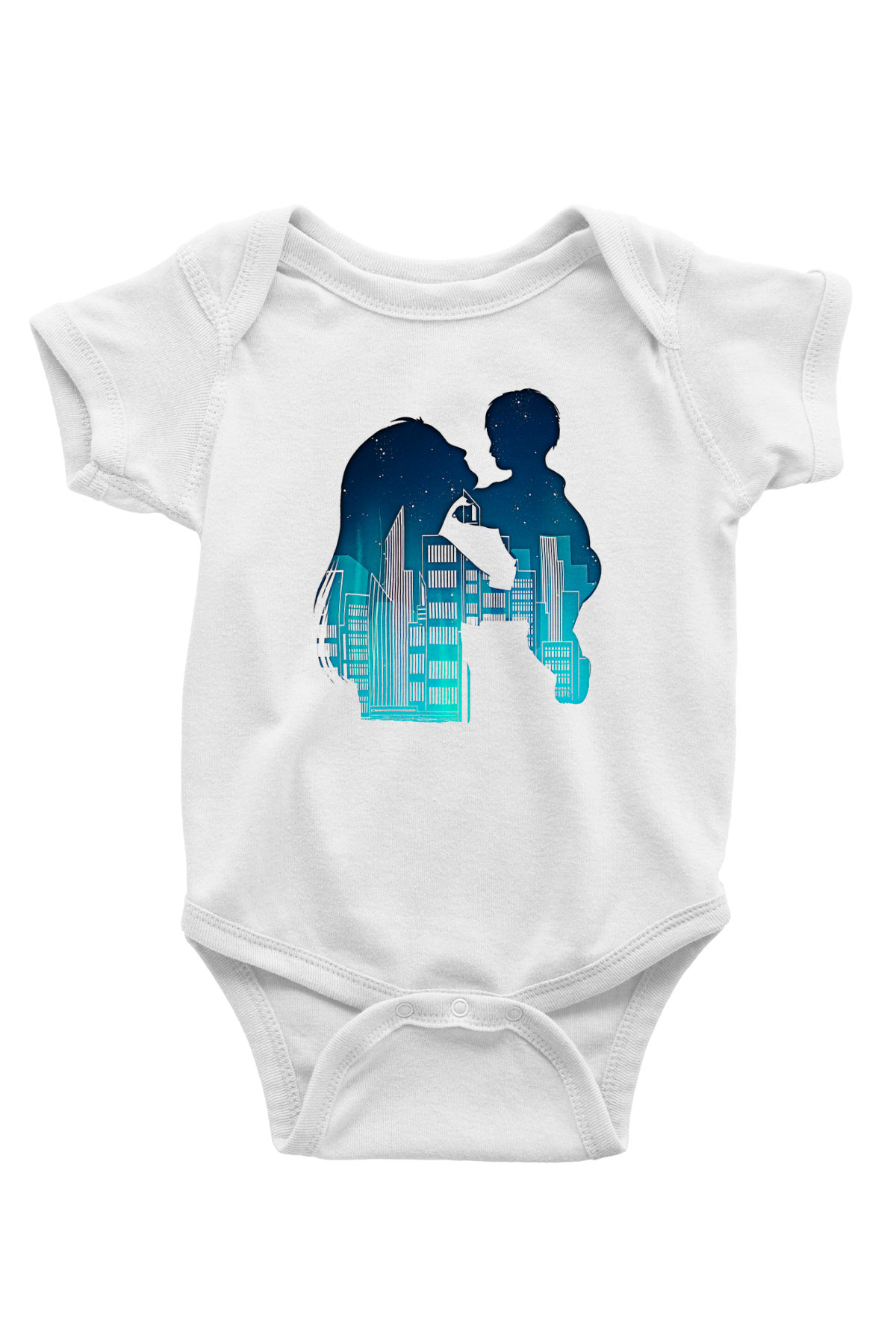 Anneler Günü Baskılı Beyaz Unisex Bebek Body - Zıbın