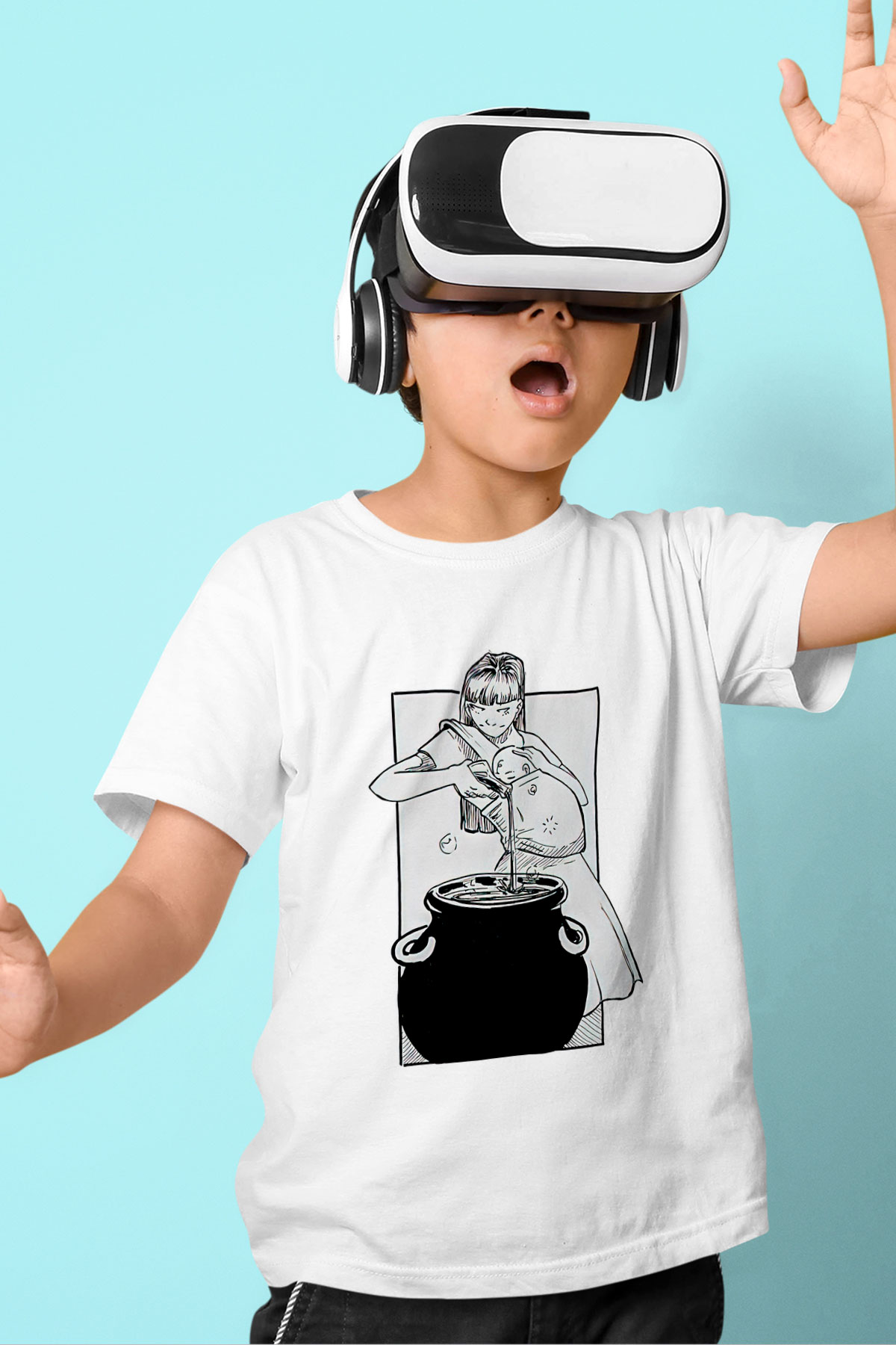 Anneler Günü Baskılı Beyaz Unisex Beyaz Çocuk Tişört - Tshirt