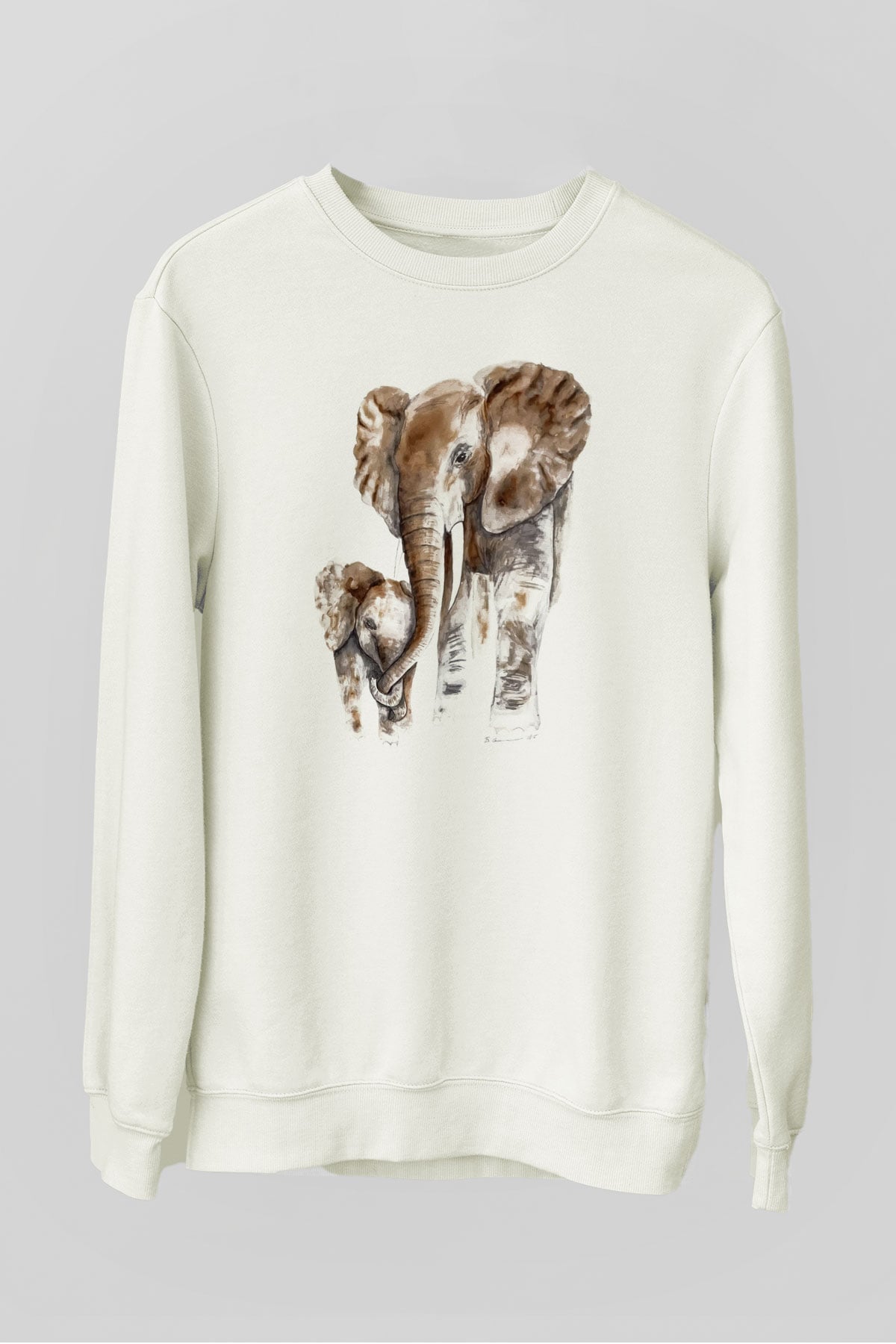 Anneler Günü Beyaz Unisex Sweatshirt
