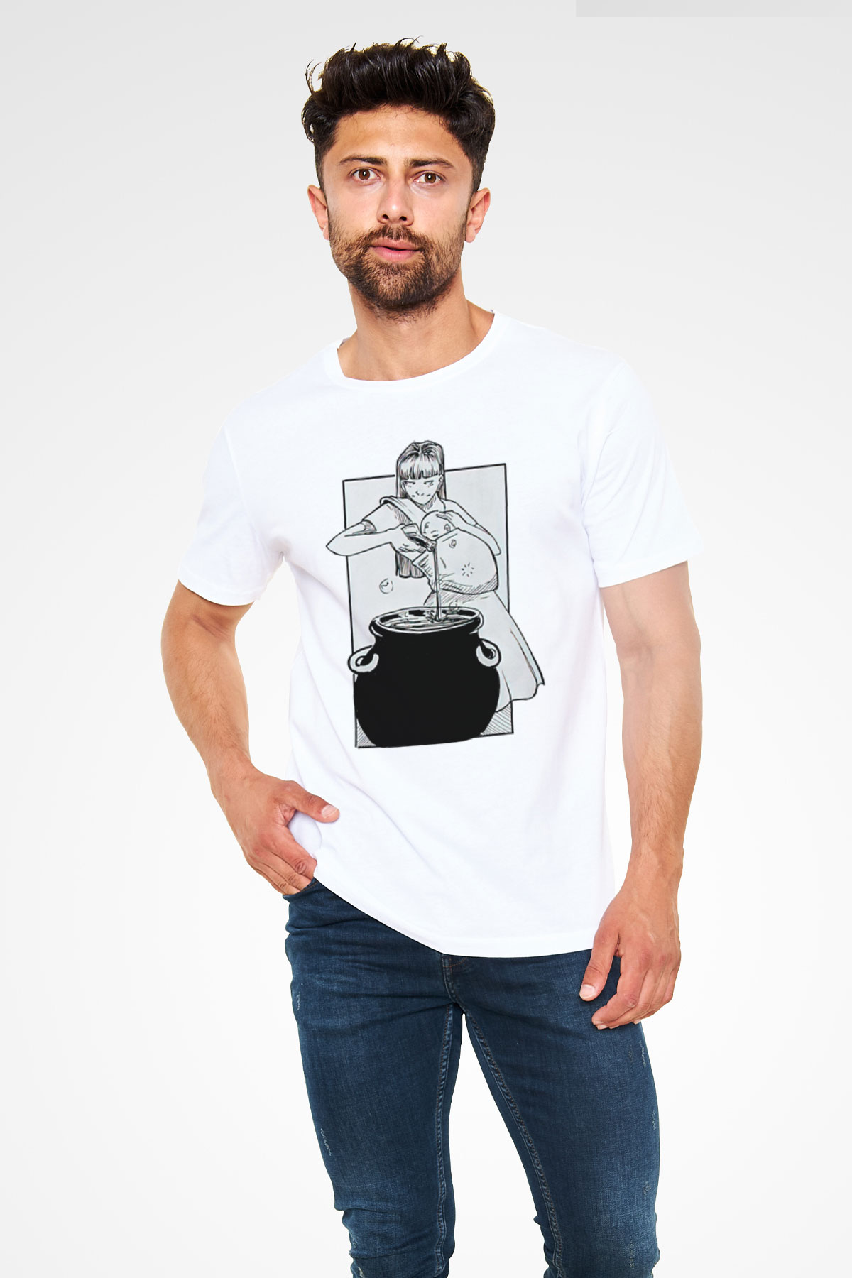 Anneler Günü Unisex Baskılı Beyaz Tişört - Tshirt