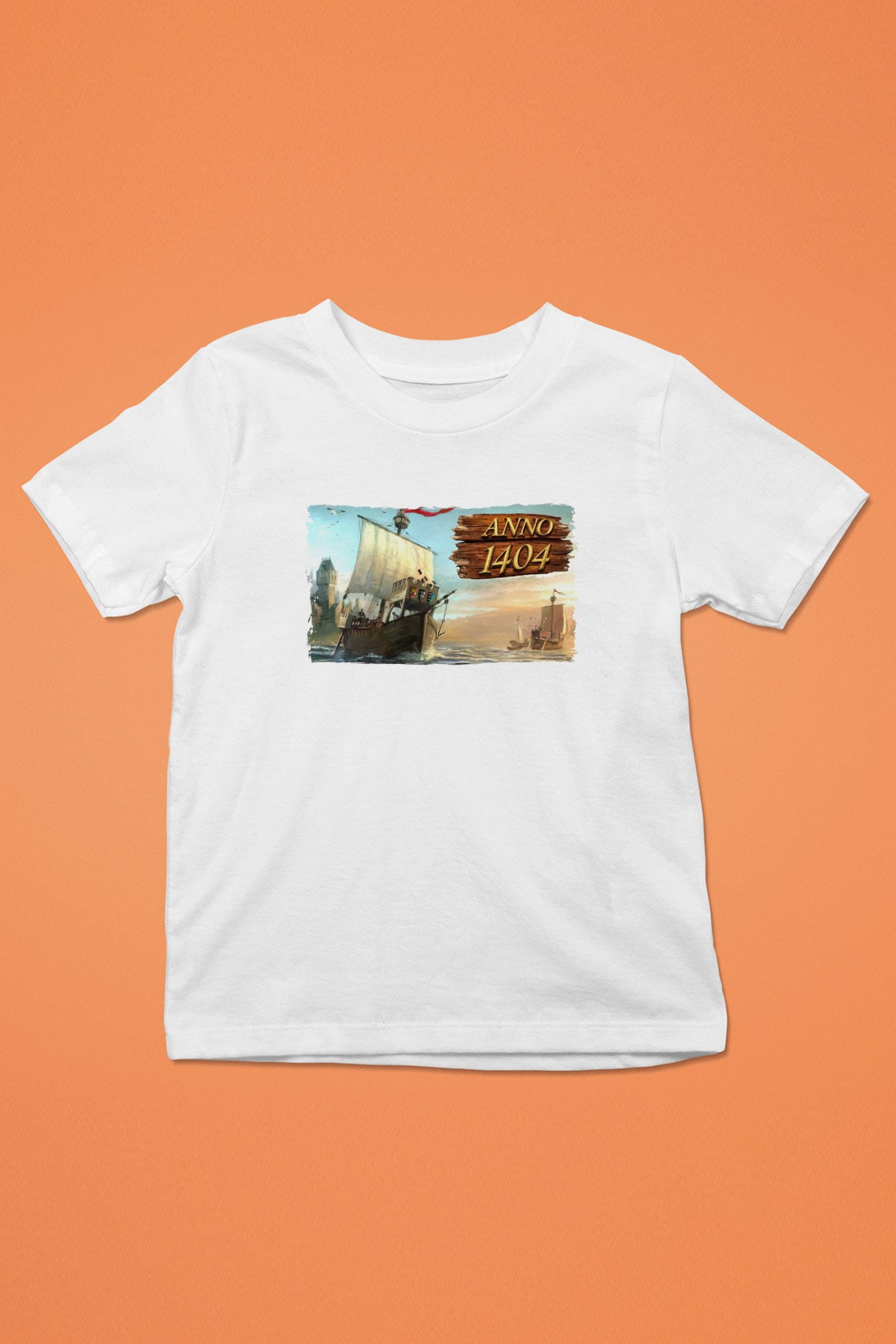 Anno 1404 Beyaz Unisex Çocuk Tişört
