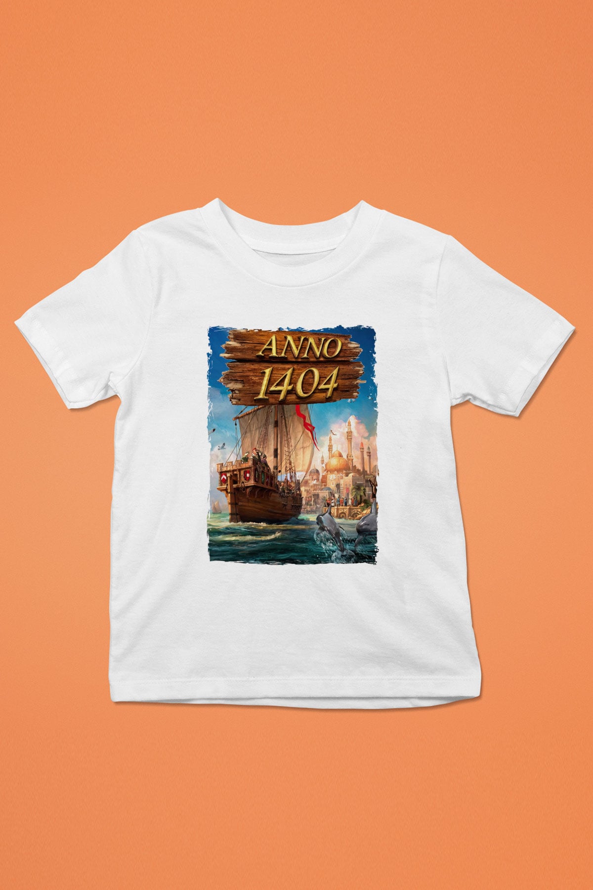 Anno 1404 Beyaz Unisex Çocuk Tişört