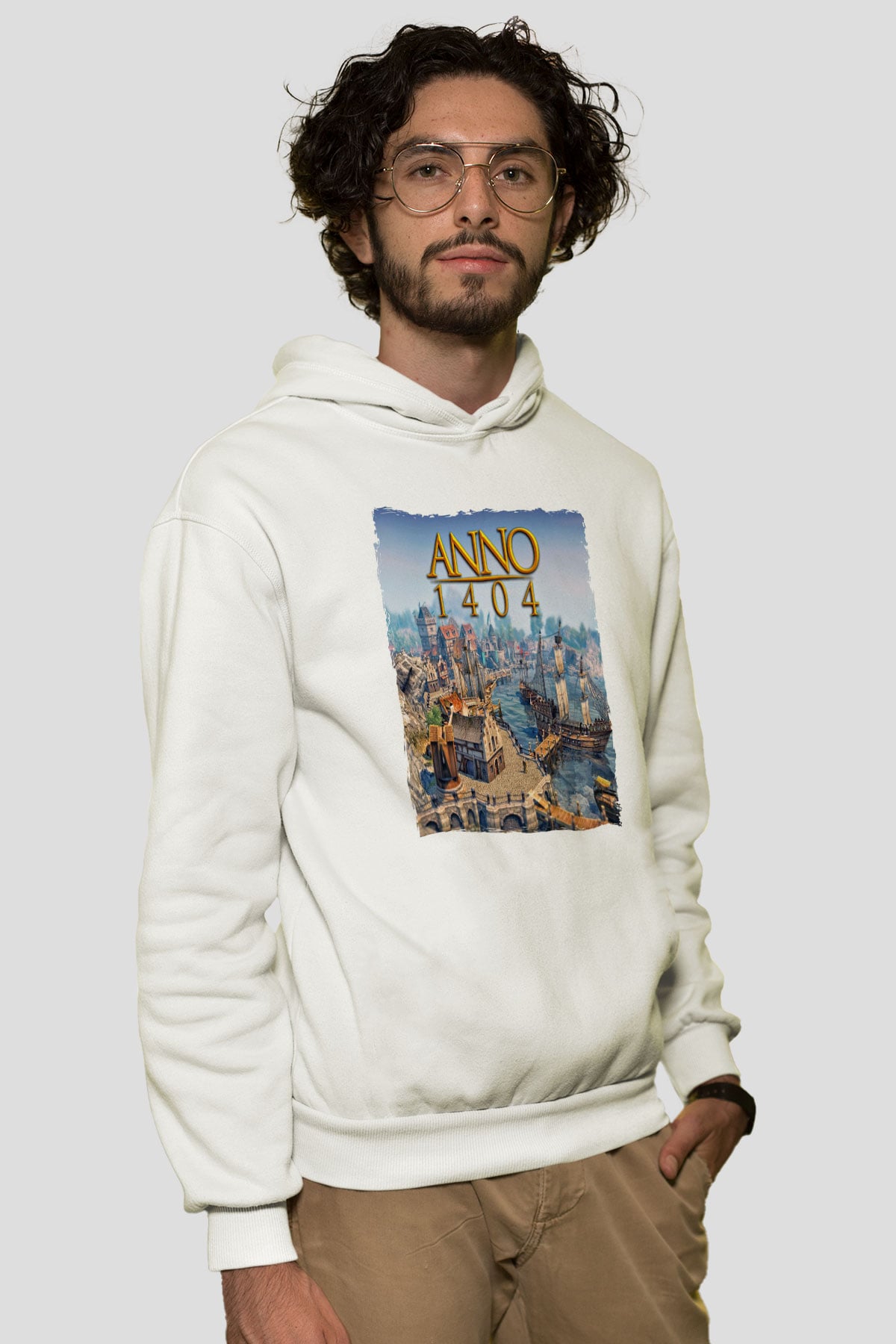 Anno 1404 Beyaz Unisex Hoodie