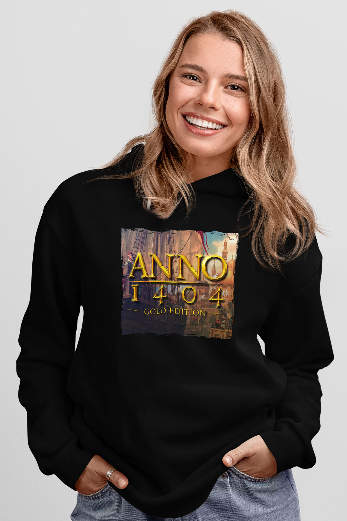 Anno 1404 Siyah Unisex Hoodie
