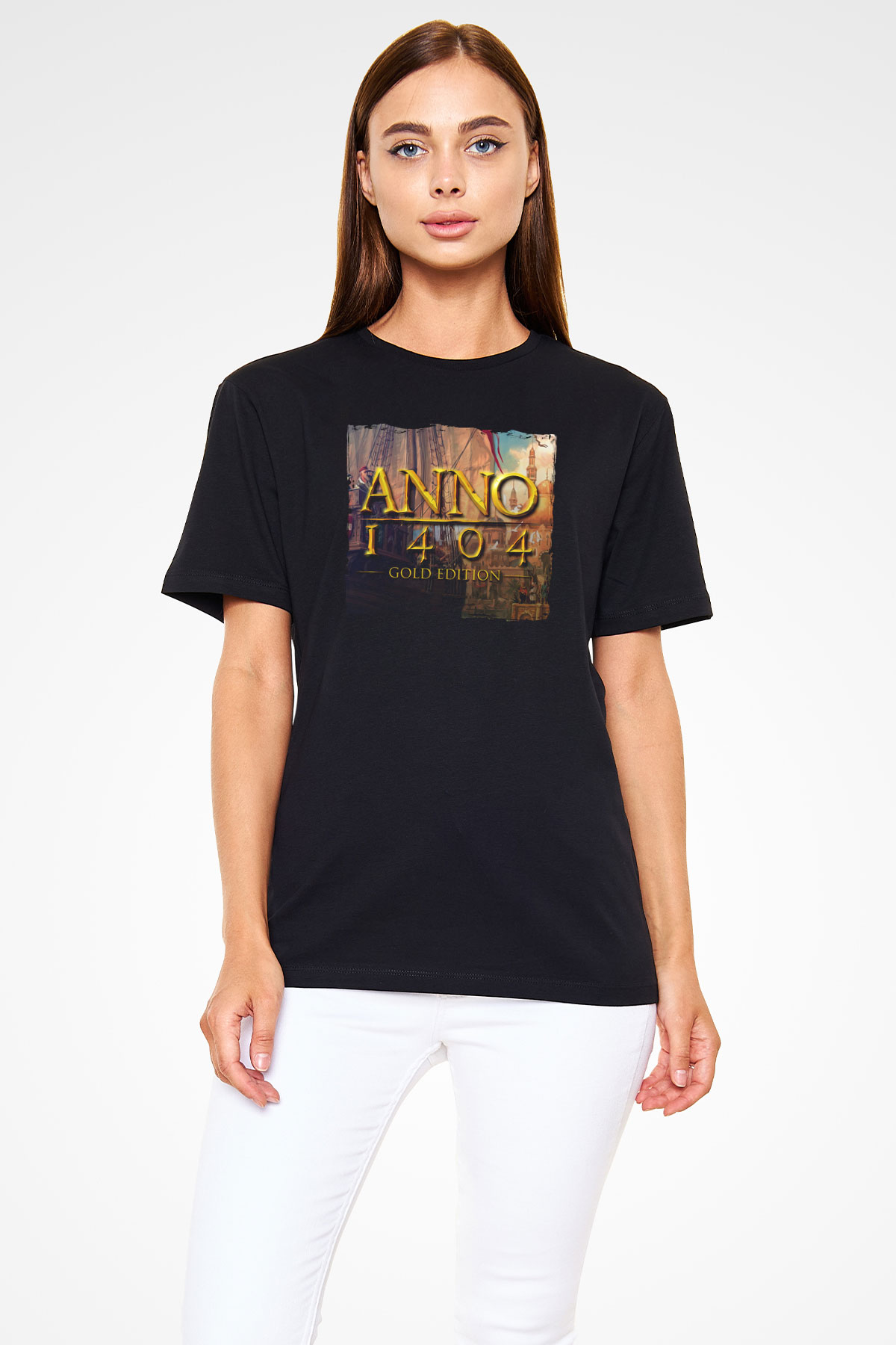 Anno 1404 Siyah Unisex Tişört T-Shirt