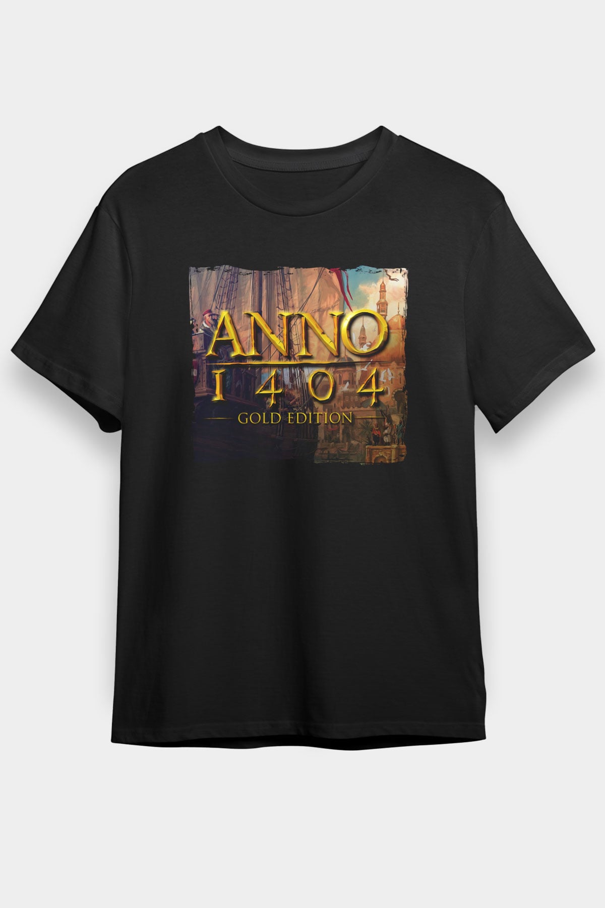 Anno 1404 Siyah Unisex Tişört T-Shirt