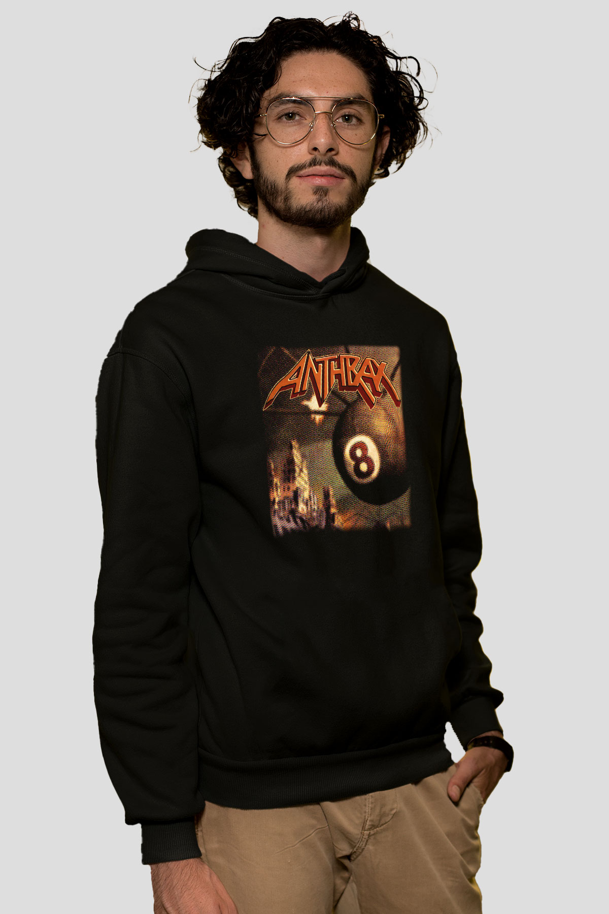 Anthrax Siyah Unisex Hoodie
