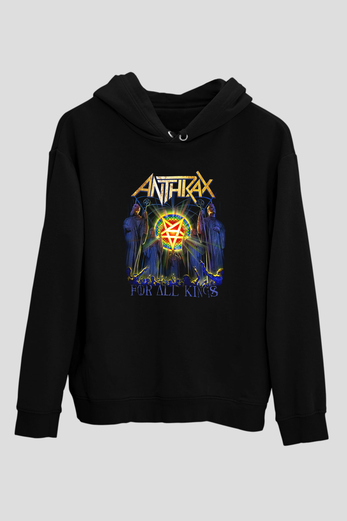 Anthrax Siyah Unisex Hoodie