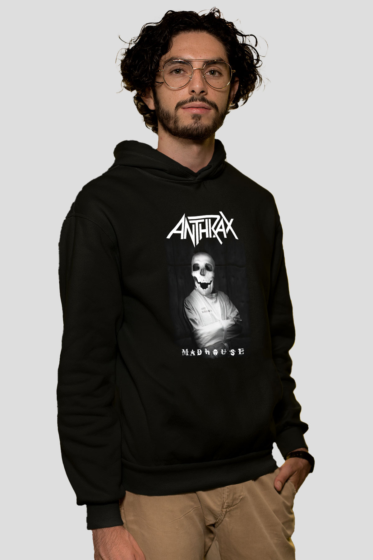 Anthrax Siyah Unisex Hoodie