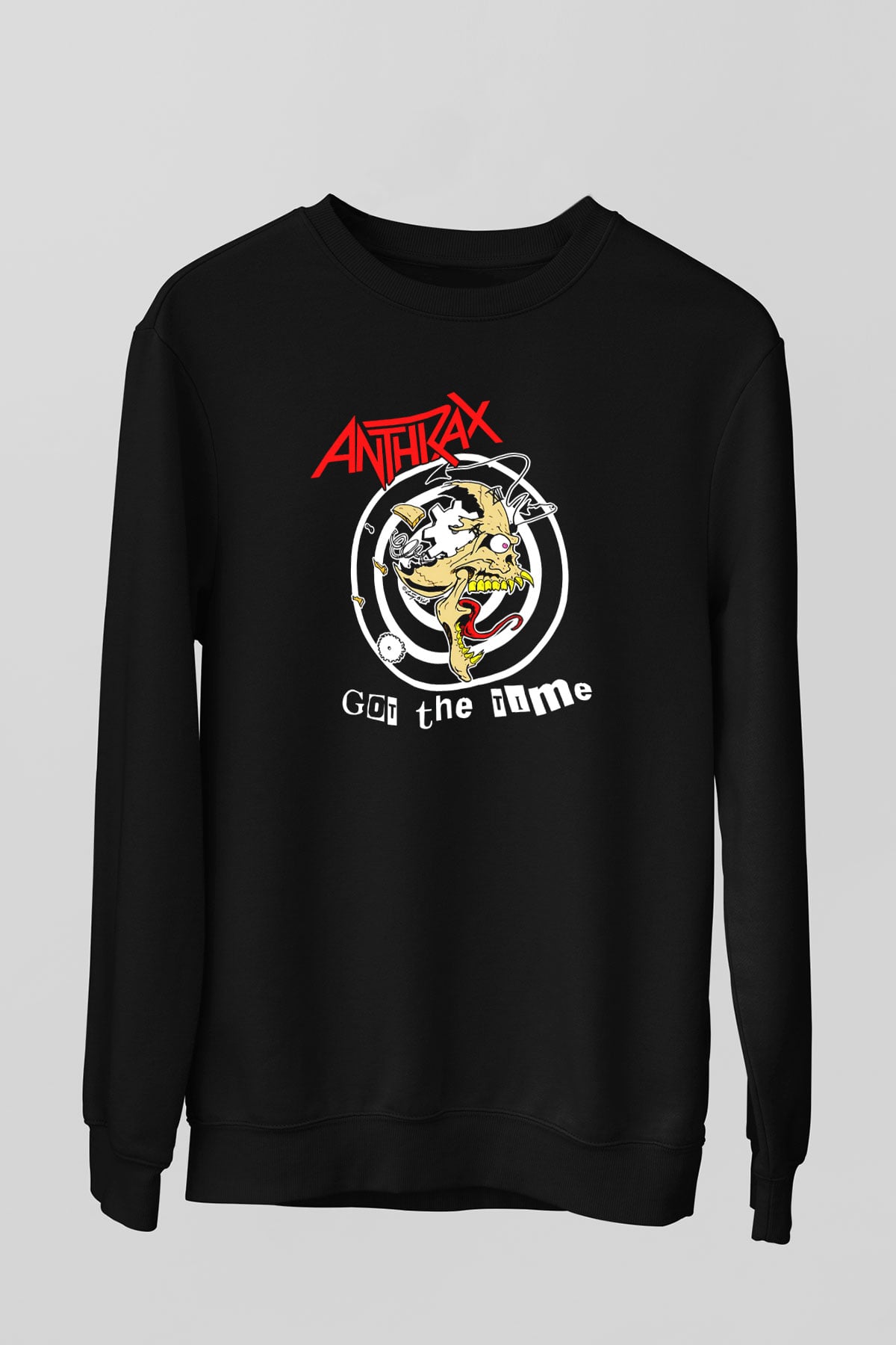 Anthrax Siyah Unisex Sweatshirt