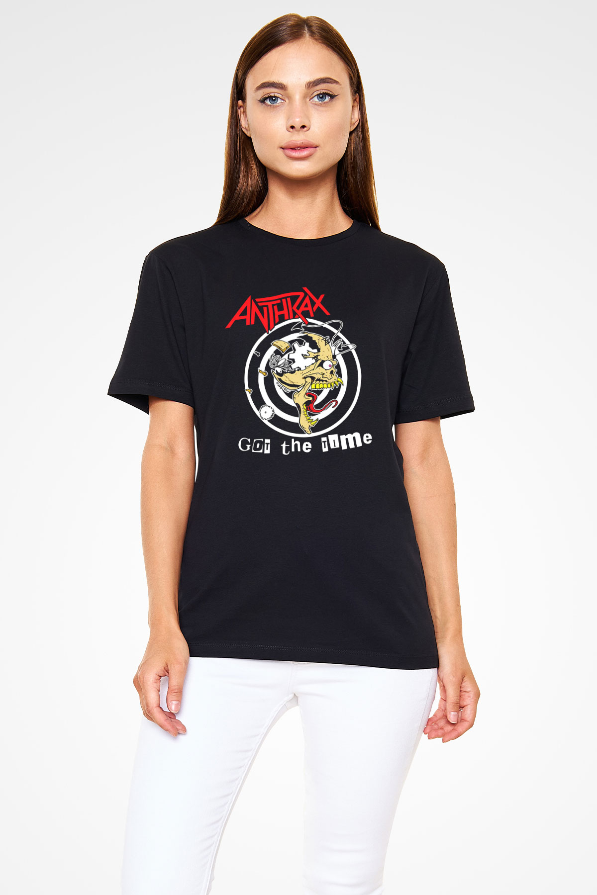 Anthrax Siyah Unisex Tişört T-Shirt - TişörtFabrikası