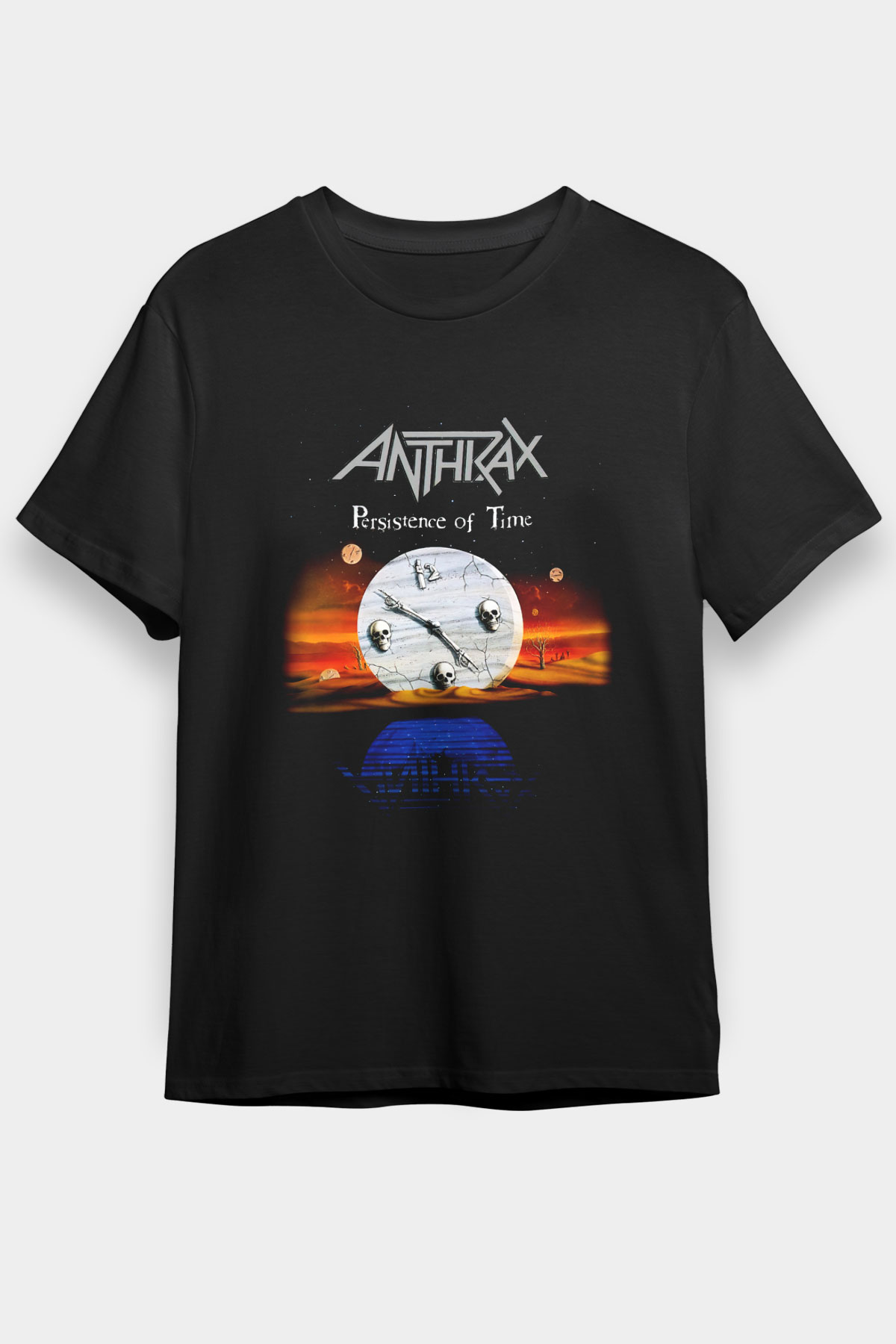 Anthrax Siyah Unisex Tişört T-Shirt - TişörtFabrikası
