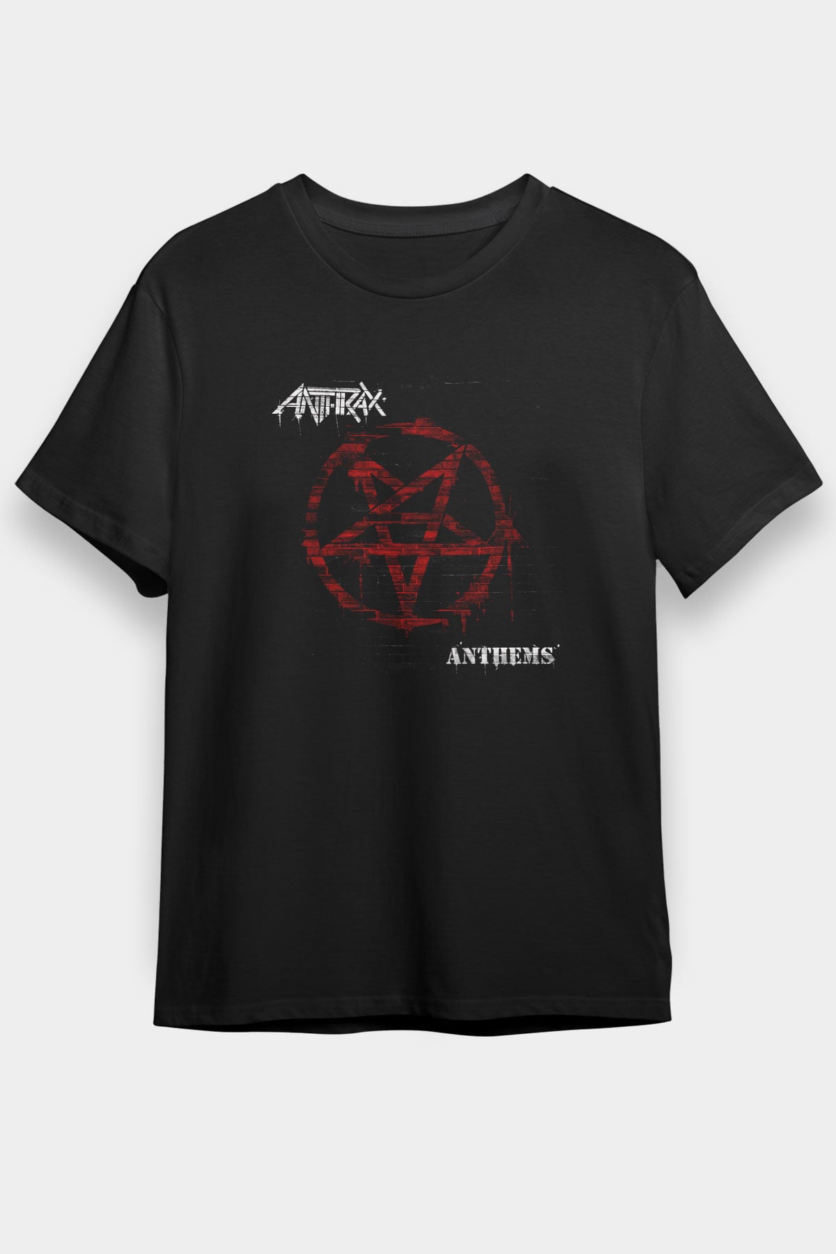 Anthrax Siyah Unisex Tişört T-Shirt - TişörtFabrikası